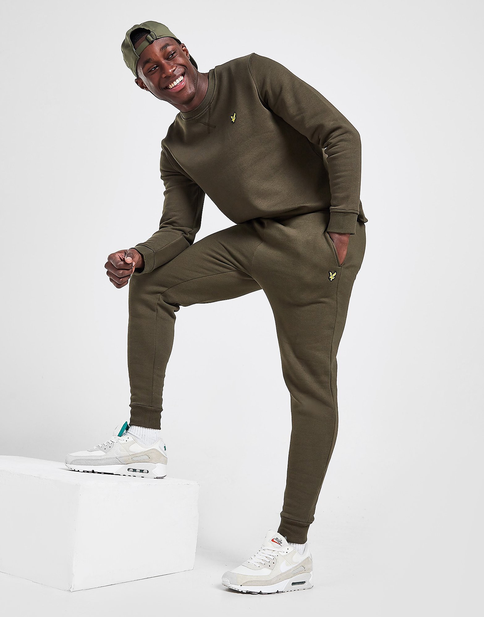Lyle & Scott Slim Joggers - Only at JD - Green - Mens, Green
