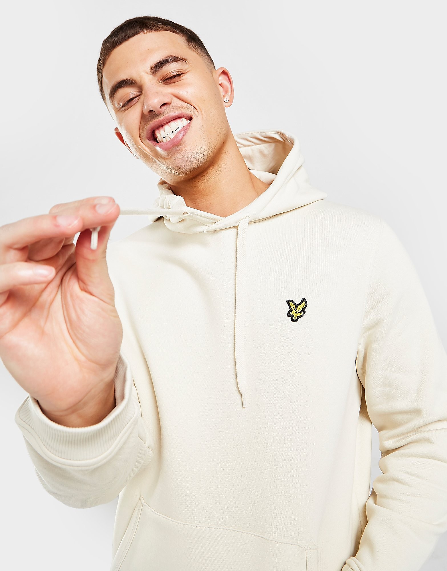 

Lyle & Scott Overhead Core Hoodie - Only at JD - Cream - Mens, Cream