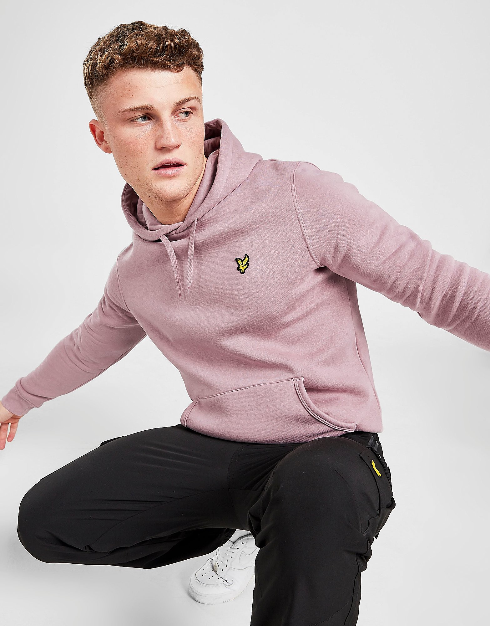 

Lyle & Scott Overhead Core Hoodie - Only at JD - Pink - Mens, Pink