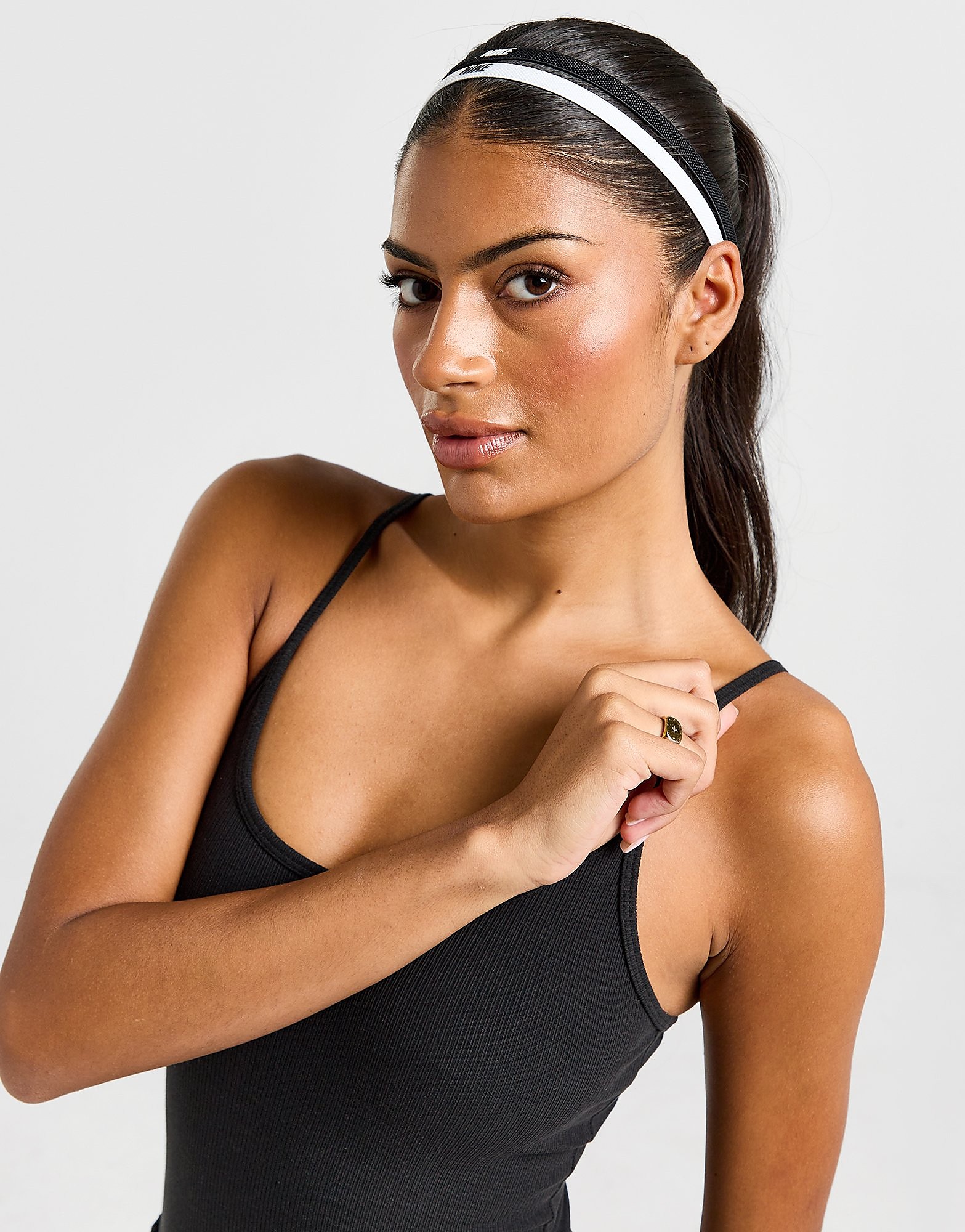 

Nike 3-Pack Elastic Headband - Black - Womens, Black