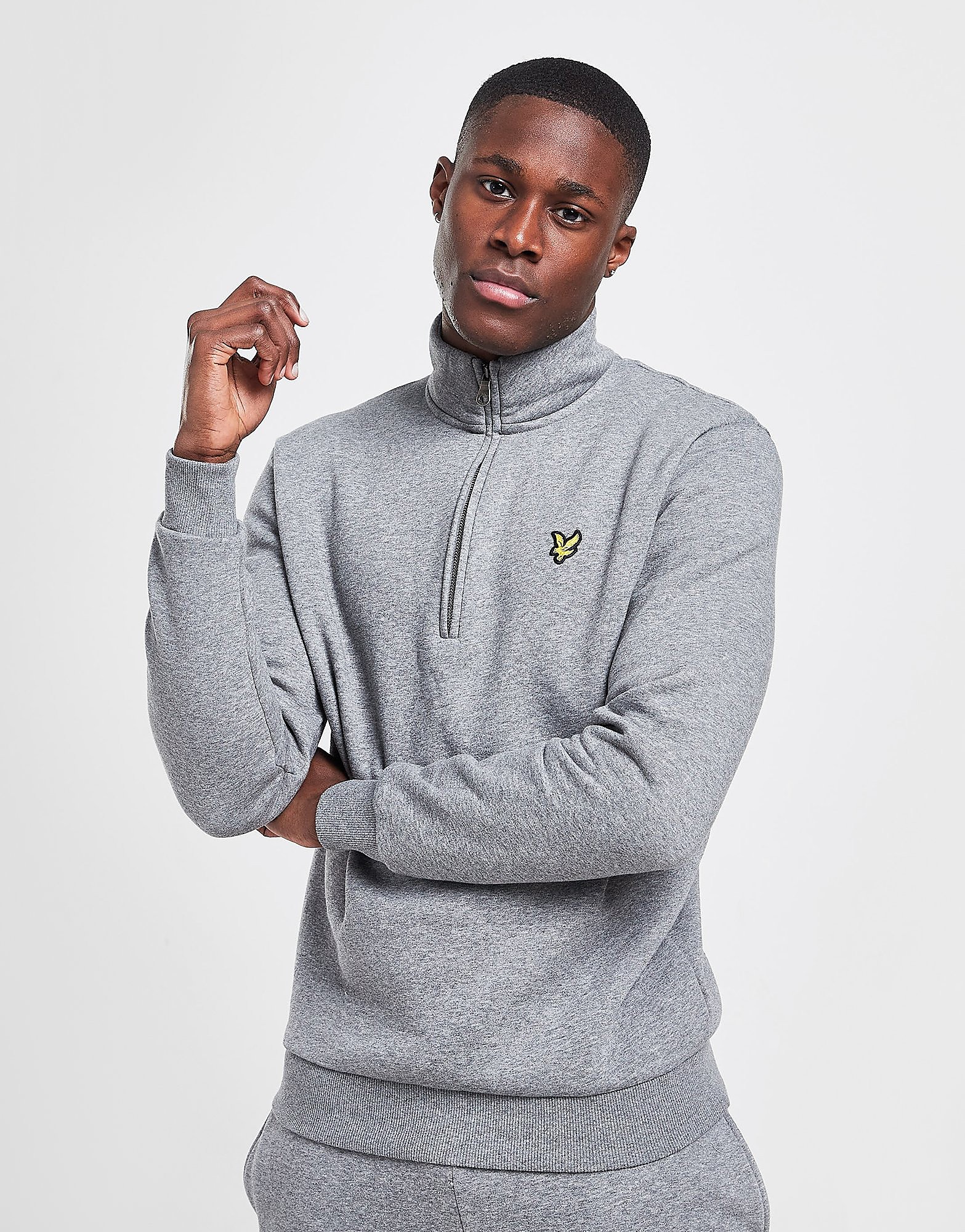 

Lyle & Scott Core 1/2 Zip Top - Only at JD - Grey - Mens, Grey