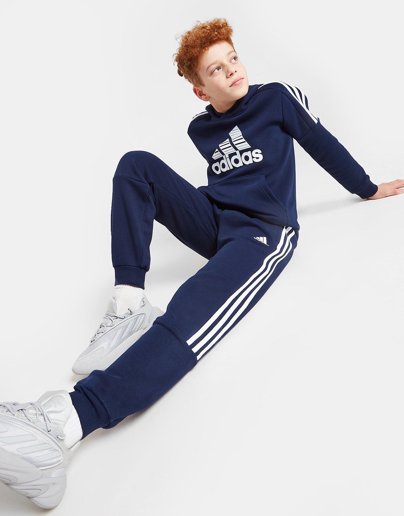 

adidas Badge Of Sport Fleece Joggers Junior - Only at JD - Navy - Kids, Navy