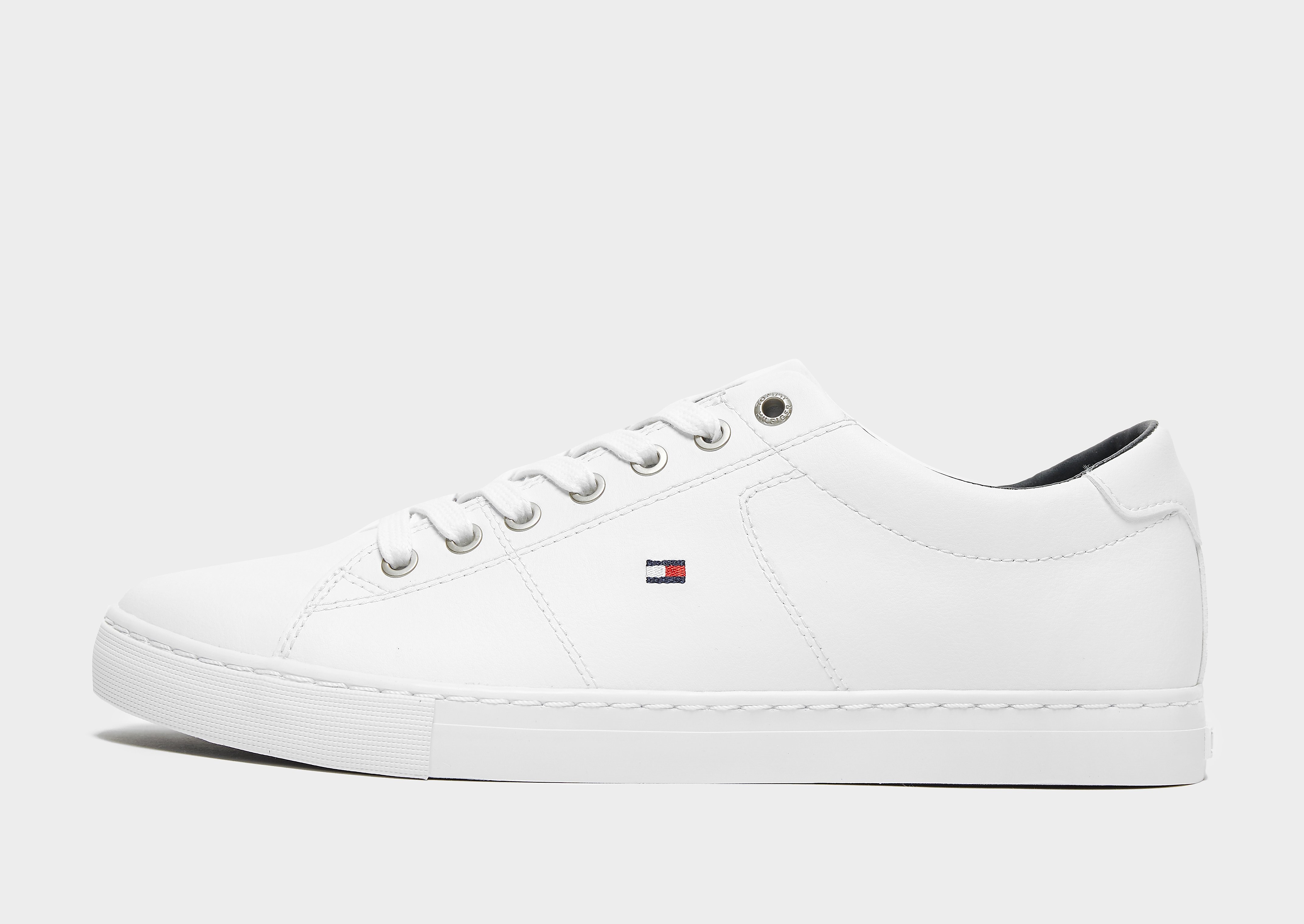Tommy Hilfiger Essential Leather - White - Mens, White