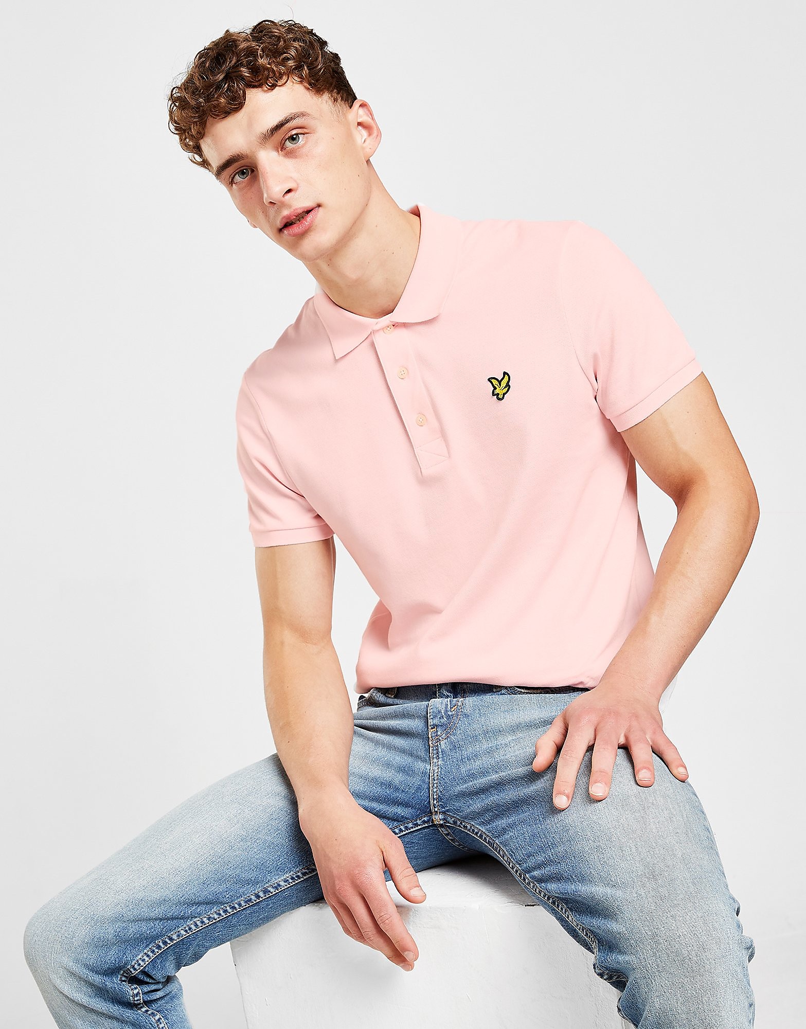 

Lyle & Scott Core Polo Shirt - Pink - Mens, Pink