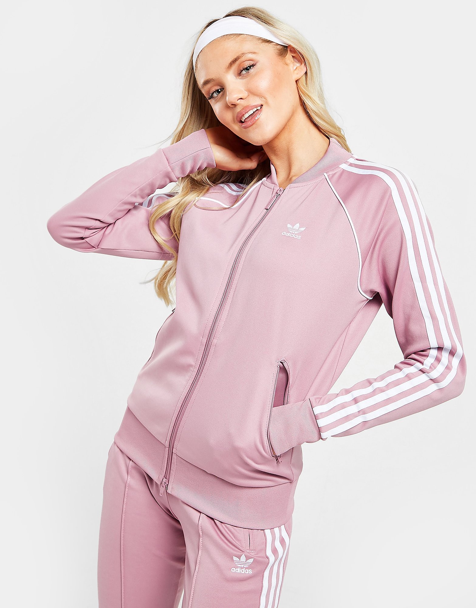 

adidas Originals SS Track Top - Magic Mauve - Womens, Magic Mauve