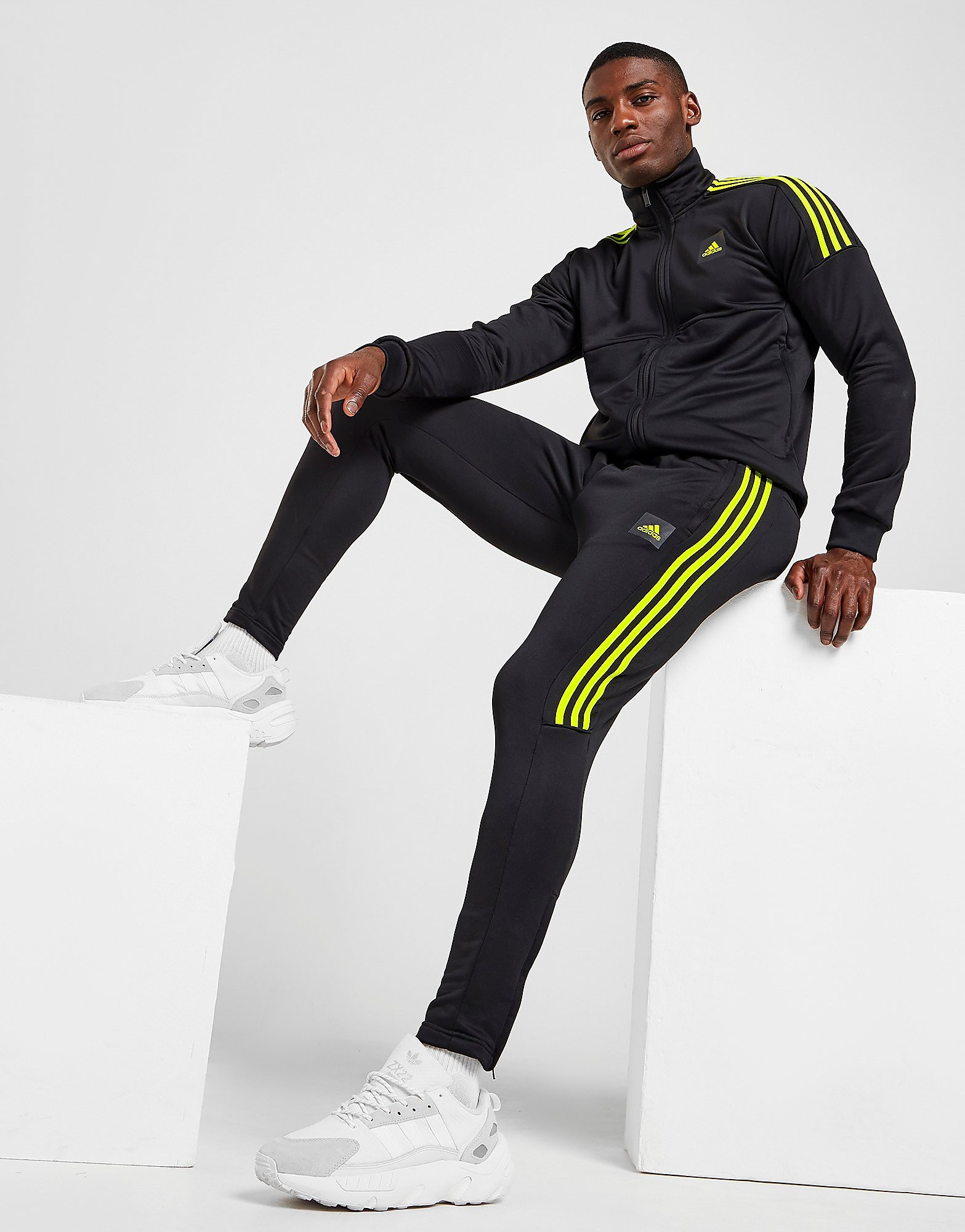 

adidas Match Tracksuit - Black - Mens, Black