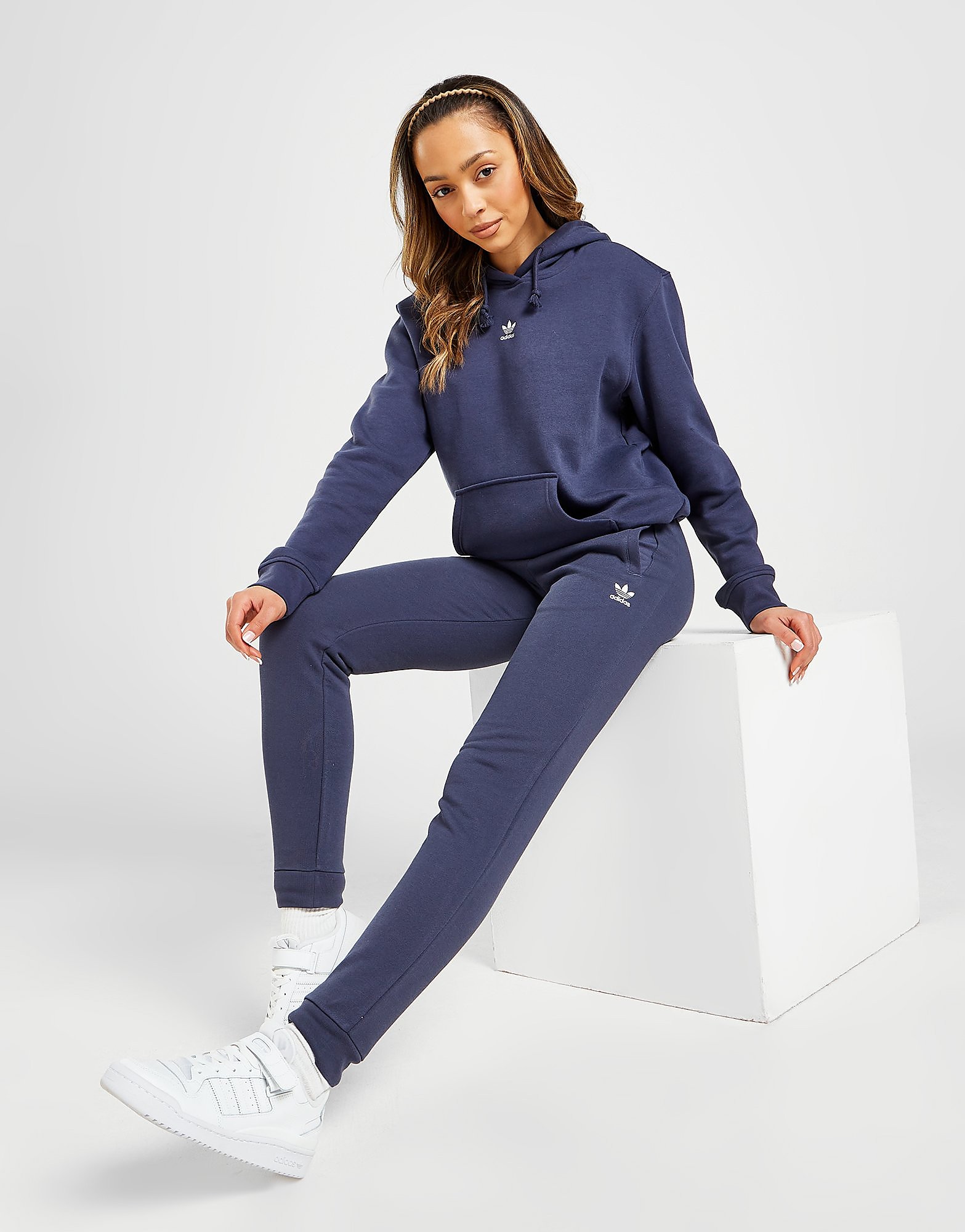 

adidas Originals Essential Slim Joggers - Navy - Womens, Navy