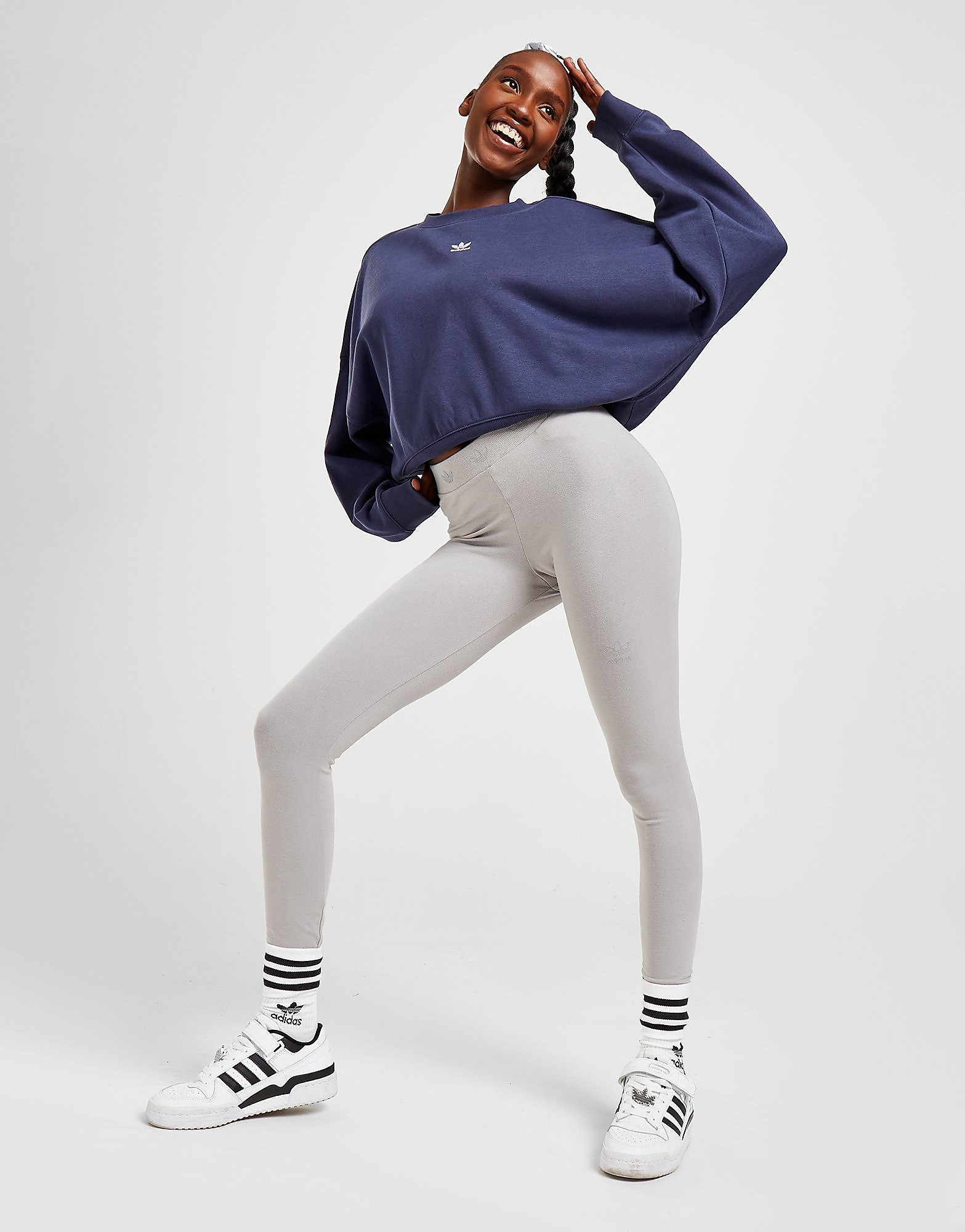 

adidas Originals Leggings - Mgh Solid Grey - Womens, Mgh Solid Grey
