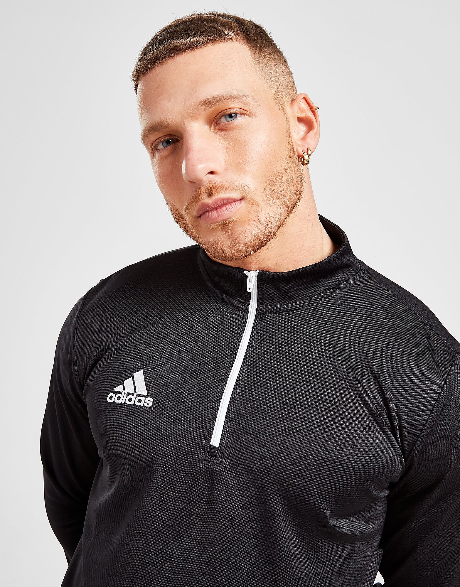 

adidas Entrada 22 Track Top - Black - Mens, Black