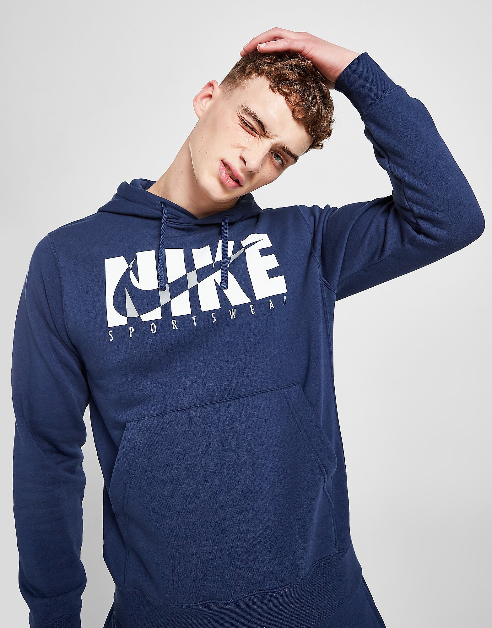 

Nike Club Sportswear Hoodie - Navy - Mens, Navy