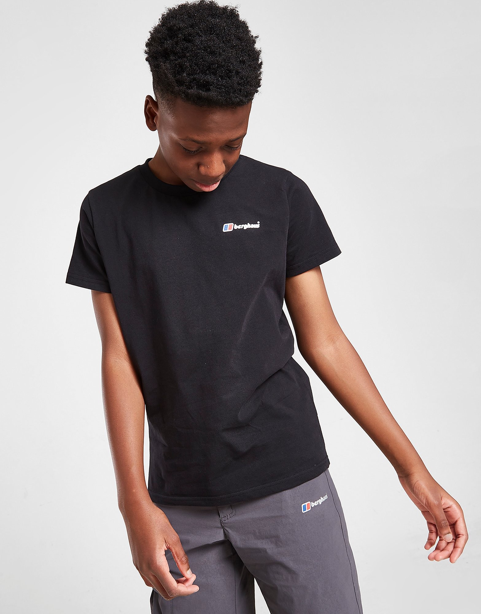 

Berghaus Mountain Graphic T-Shirt Junior - Only at JD - Black - Kids, Black