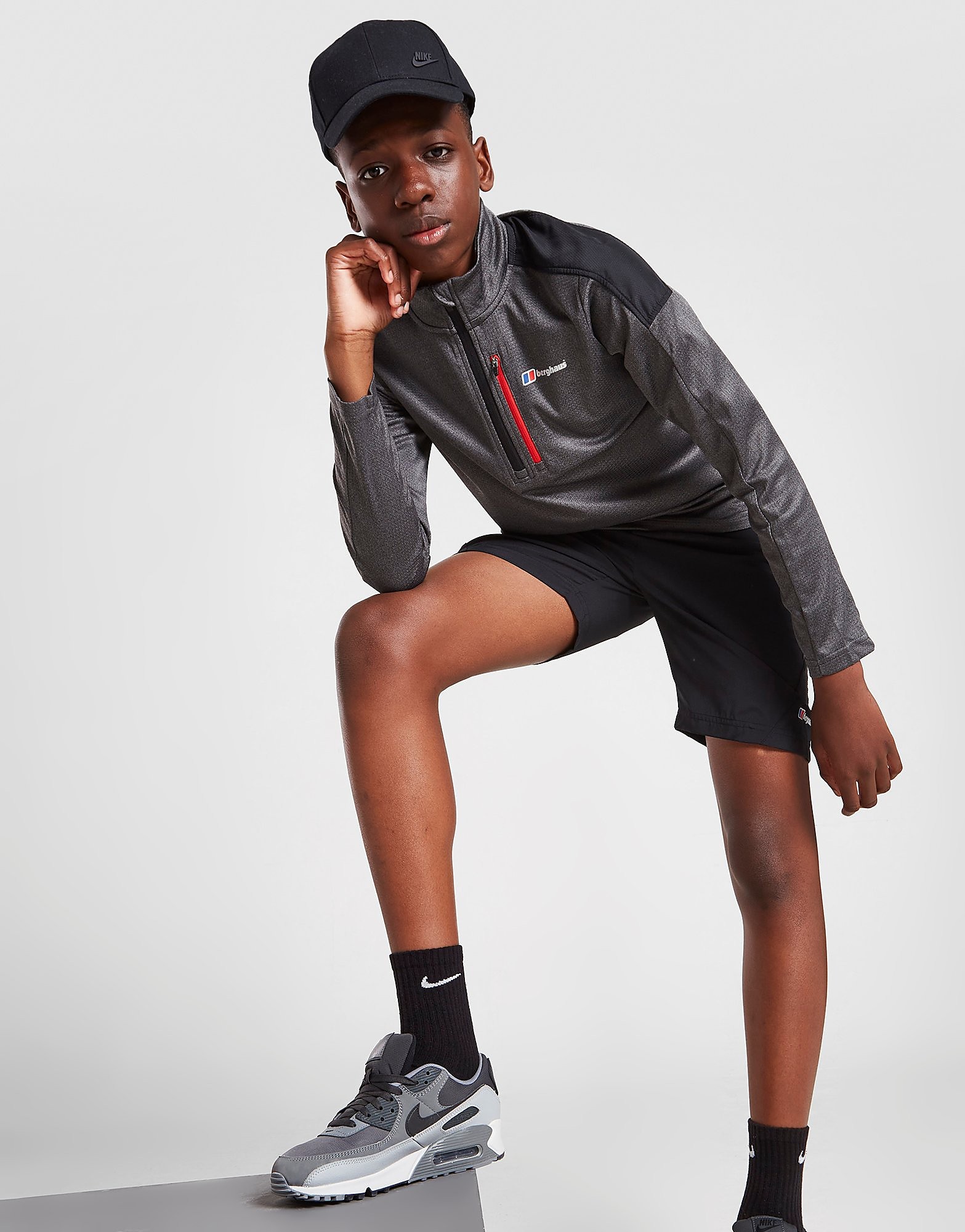 

Berghaus 1/4 Zip Poly Tech Top Junior - Only at JD - Grey - Kids, Grey