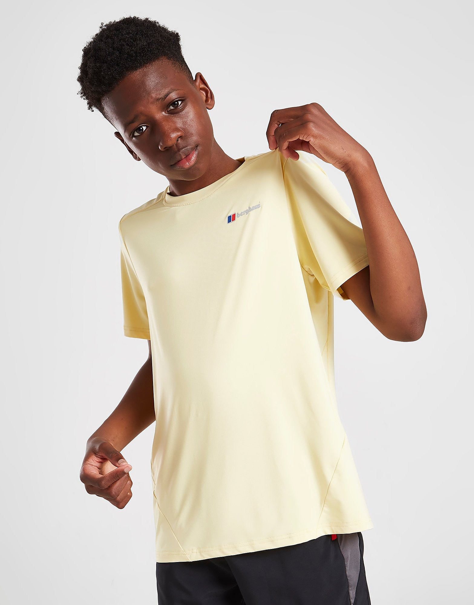 

Berghaus Poly Short Sleeve Woven T-Shirt Junior - Only at JD - Yellow - Kids, Yellow