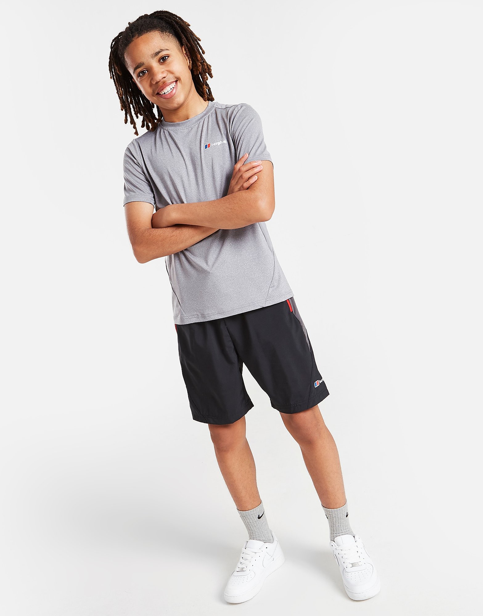 

Berghaus Core Poly Short Sleeve T-Shirt Junior - Only at JD - Grey - Kids, Grey