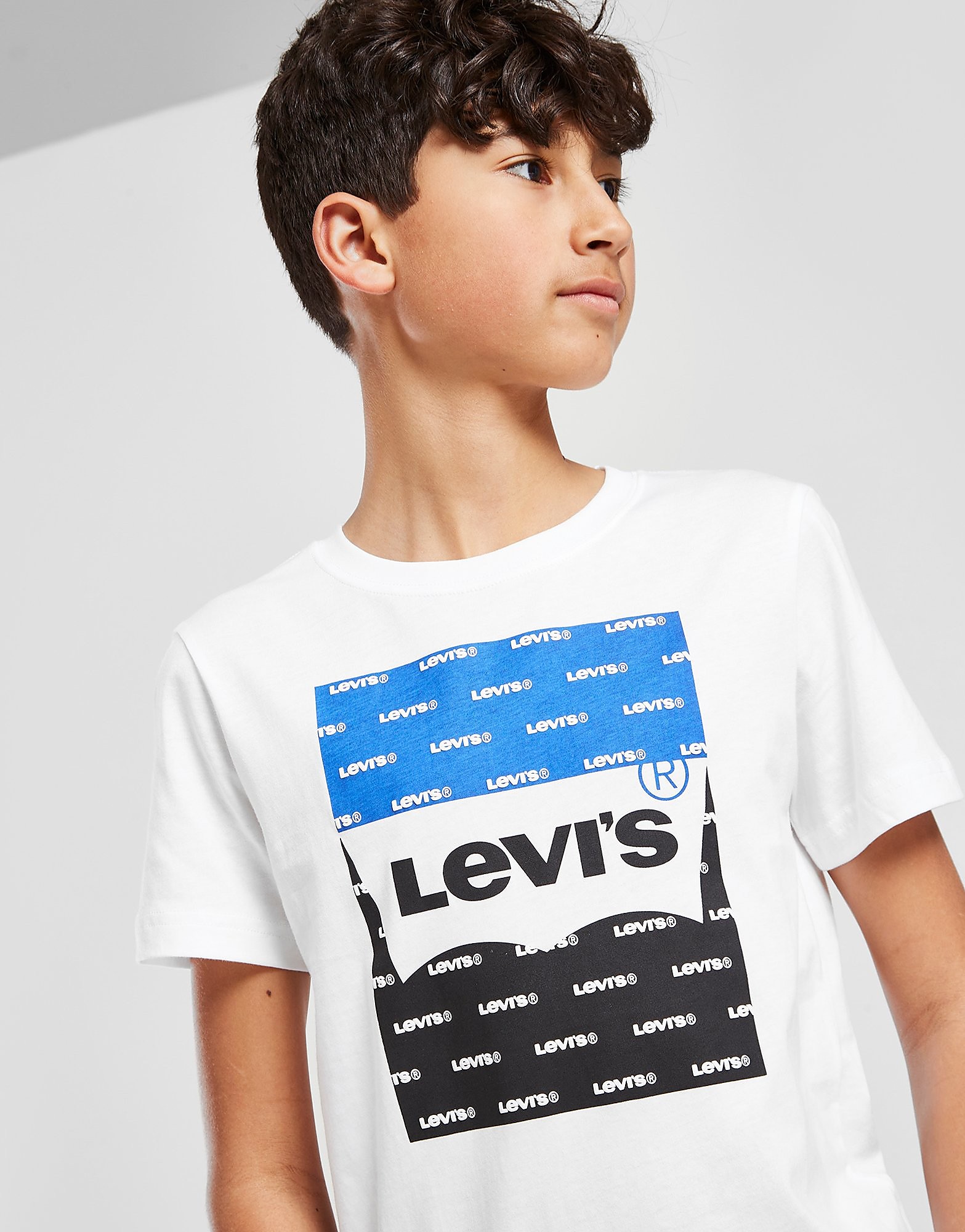 

Levis Box Graphic T-Shirt Junior - White - Kids, White