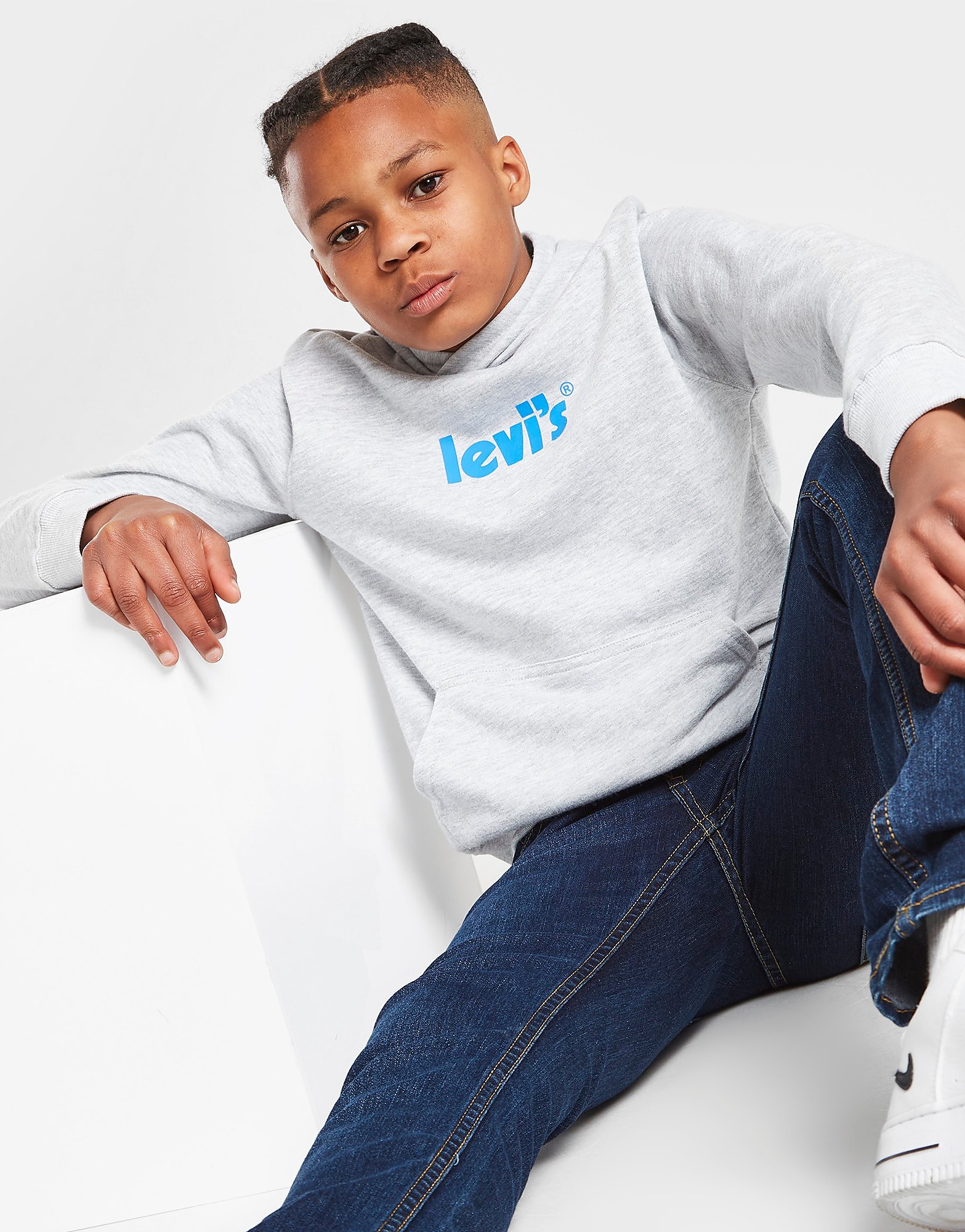 

LEVI'S Small Logo Overhead Hoodie Junior - Grey - Kids, Grey
