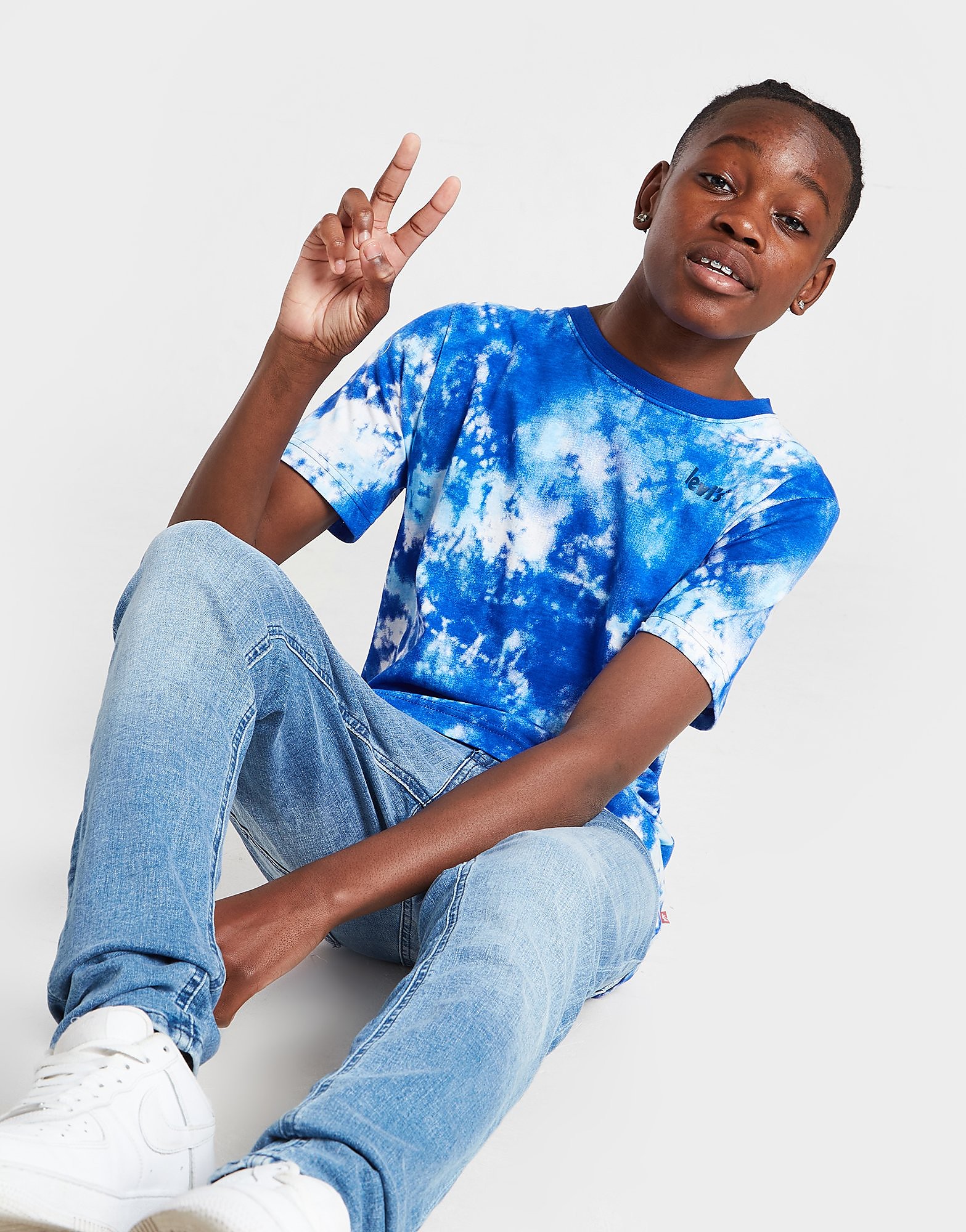 

Levis Tie Dye T-Shirt Junior - Blue/Blue - Kids, Blue/Blue