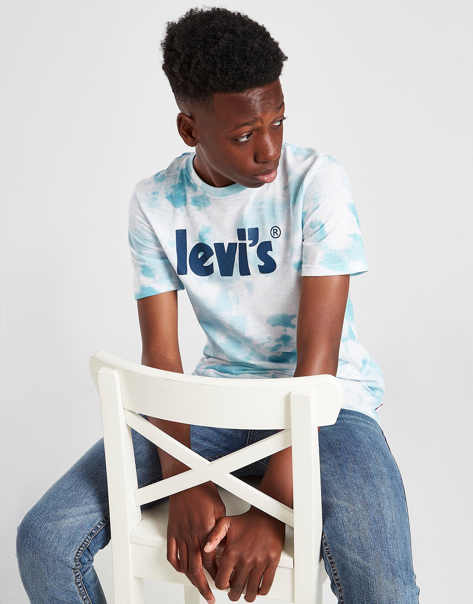 

Levis Tie Dye Logo T-Shirt Junior - White - Kids, White