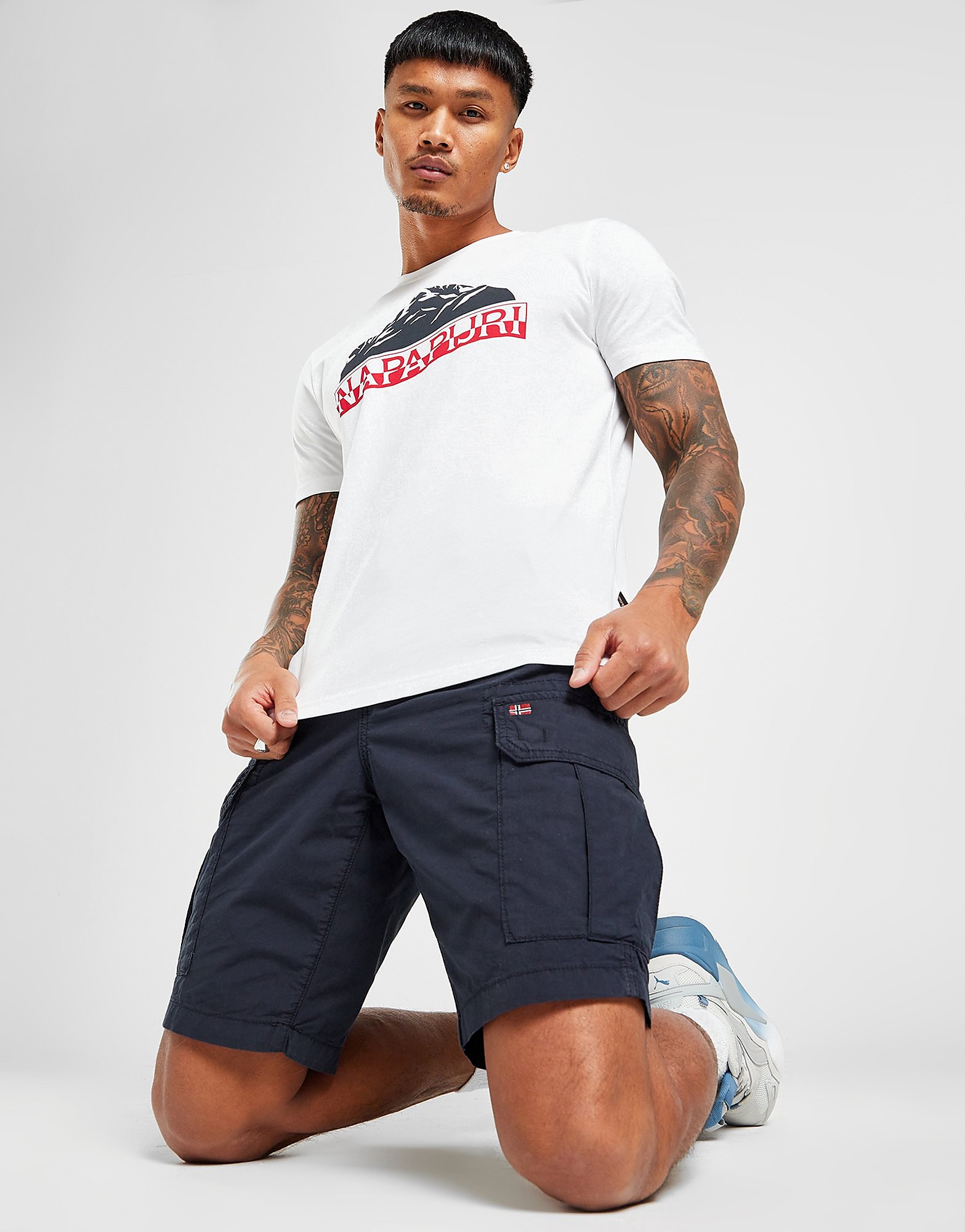 

Napapijri Noto 5 Cargo Shorts - Navy - Mens, Navy