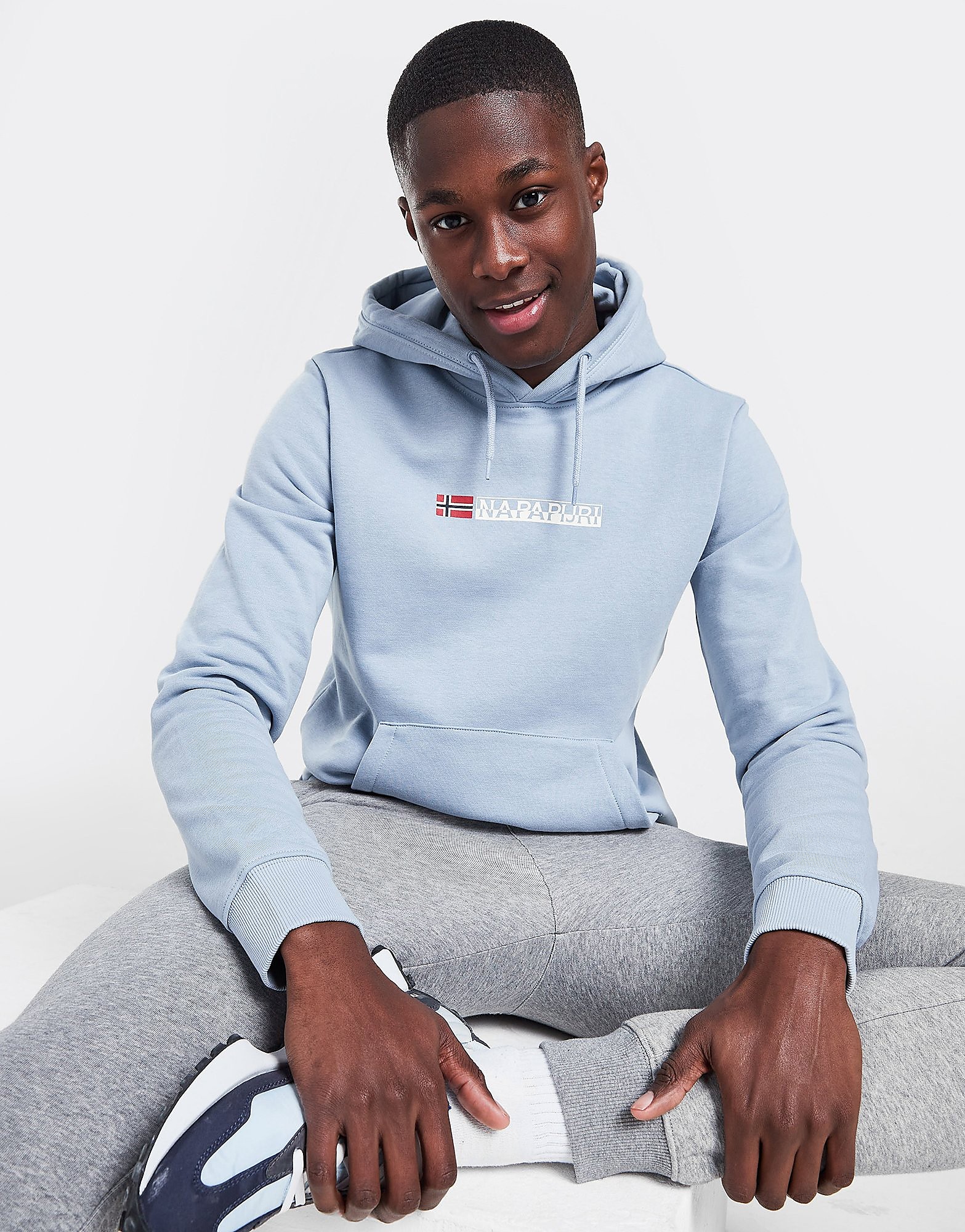 

Napapijri Central Logo Hoodie - Only at JD - Blue - Mens, Blue