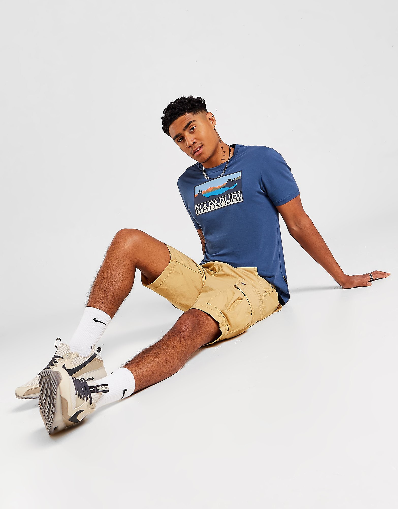 

Napapijri Noto 5 Cargo Shorts - Brown - Mens, Brown