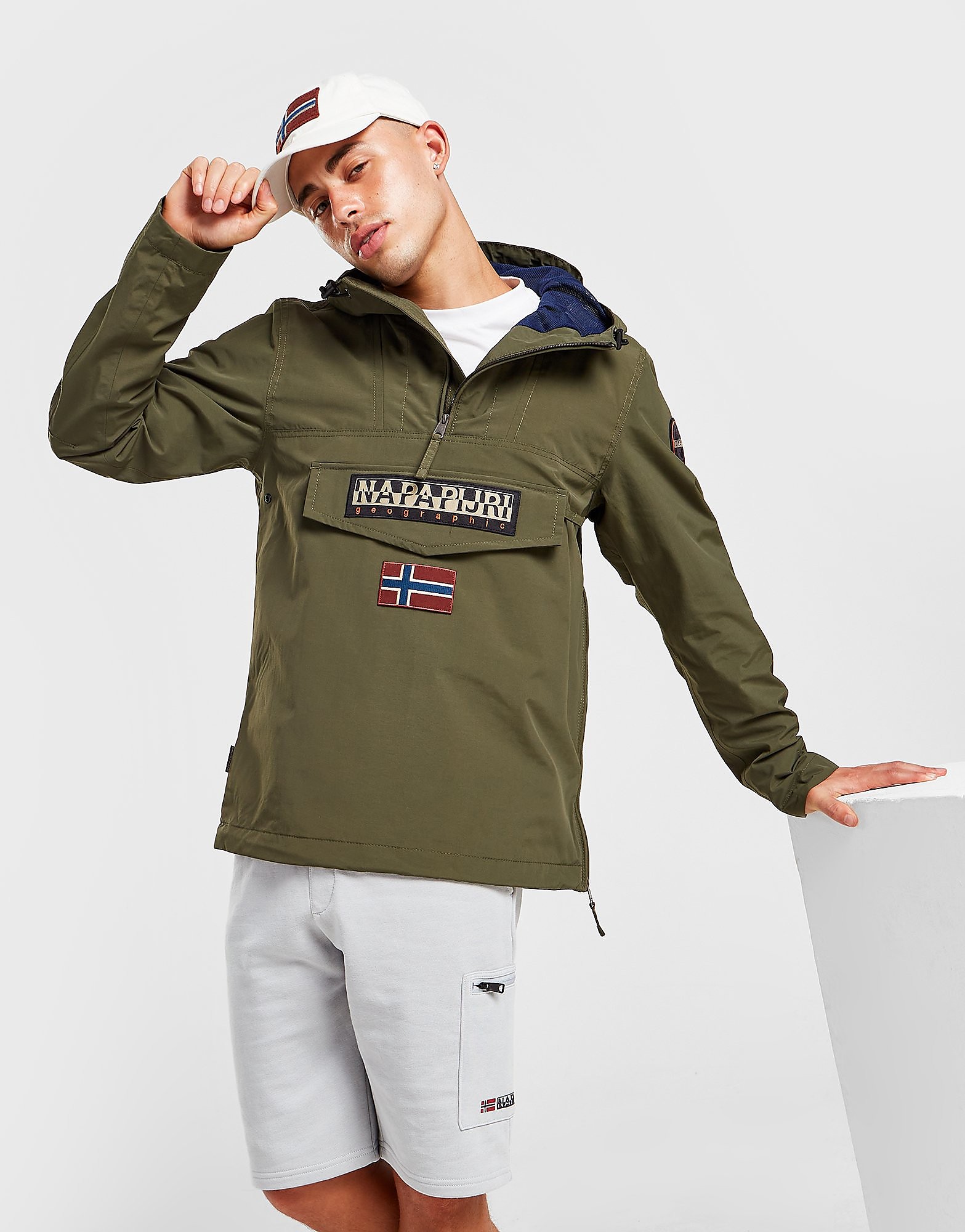 Napapijri Rainforest Lightweight Jacket - Green - Mens, Green