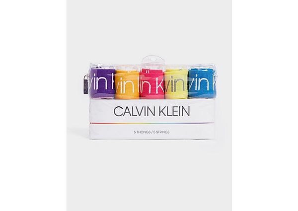 Calvin Klein Underwear 5 Pack Tape Thongs - Multi - Womens, Multi