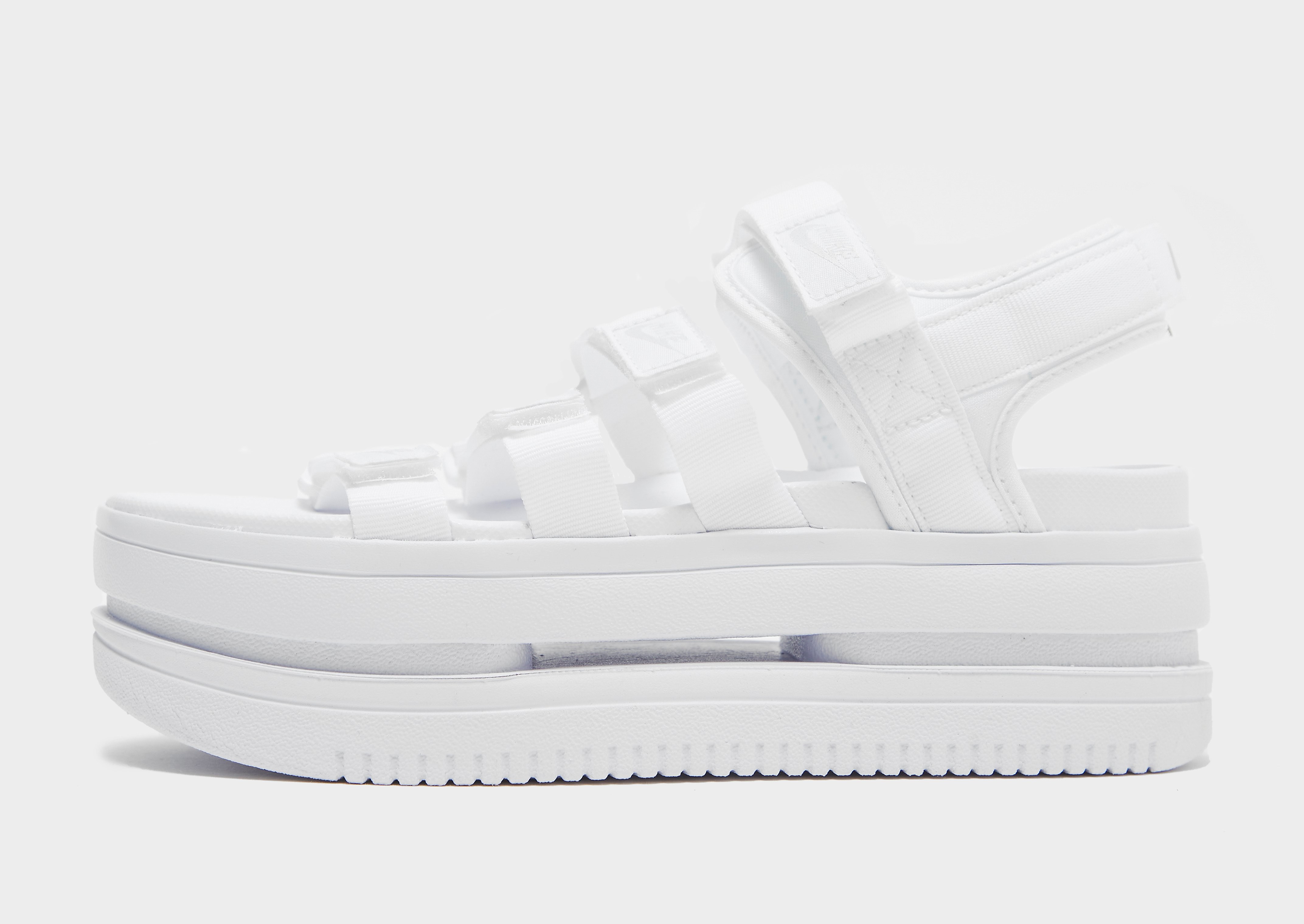 

Nike Icon Sandals Women's - White/White/Pure Platinum, White/White/Pure Platinum