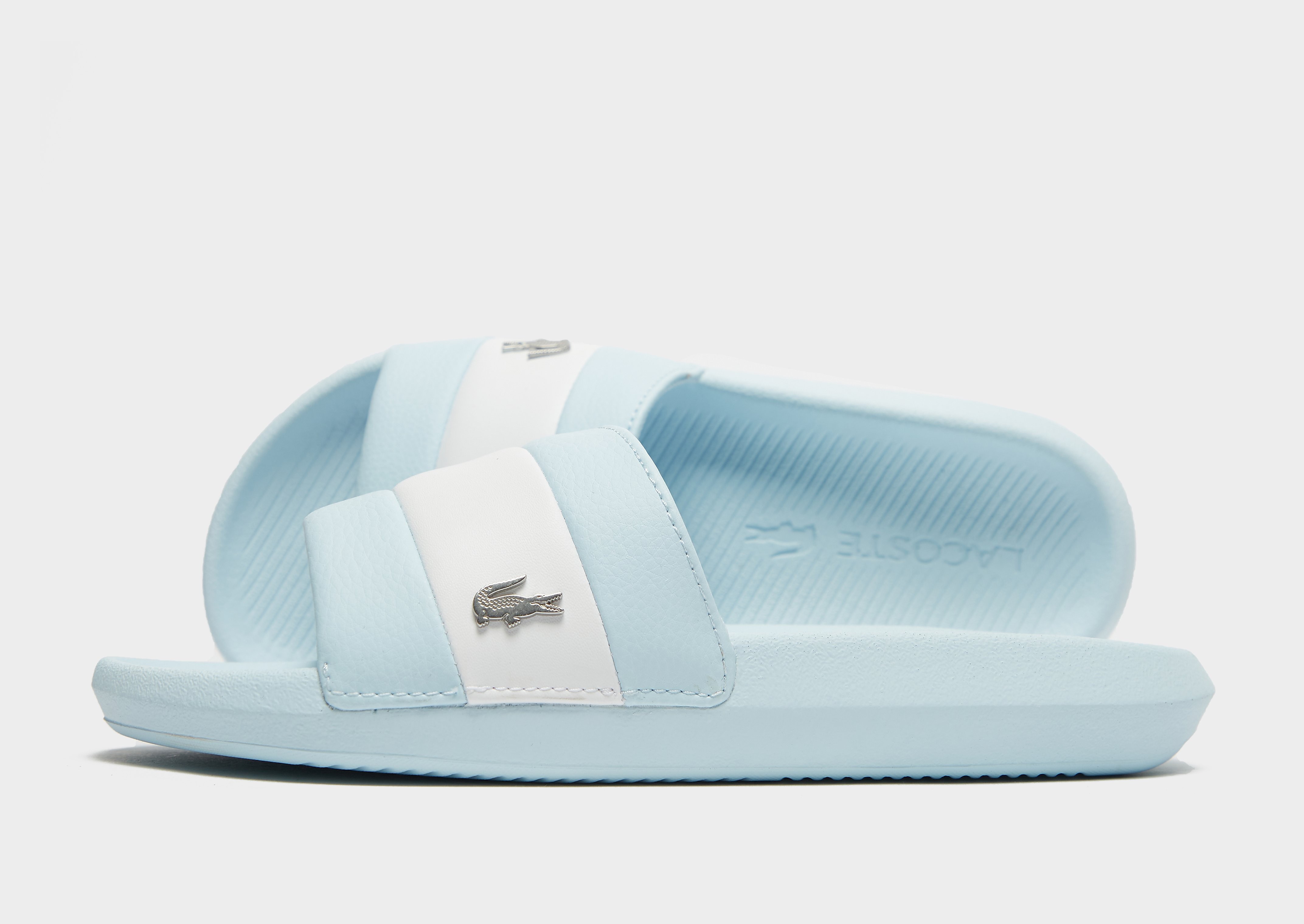 

Lacoste Croco Slides Women's - Only at JD - Blue, Blue