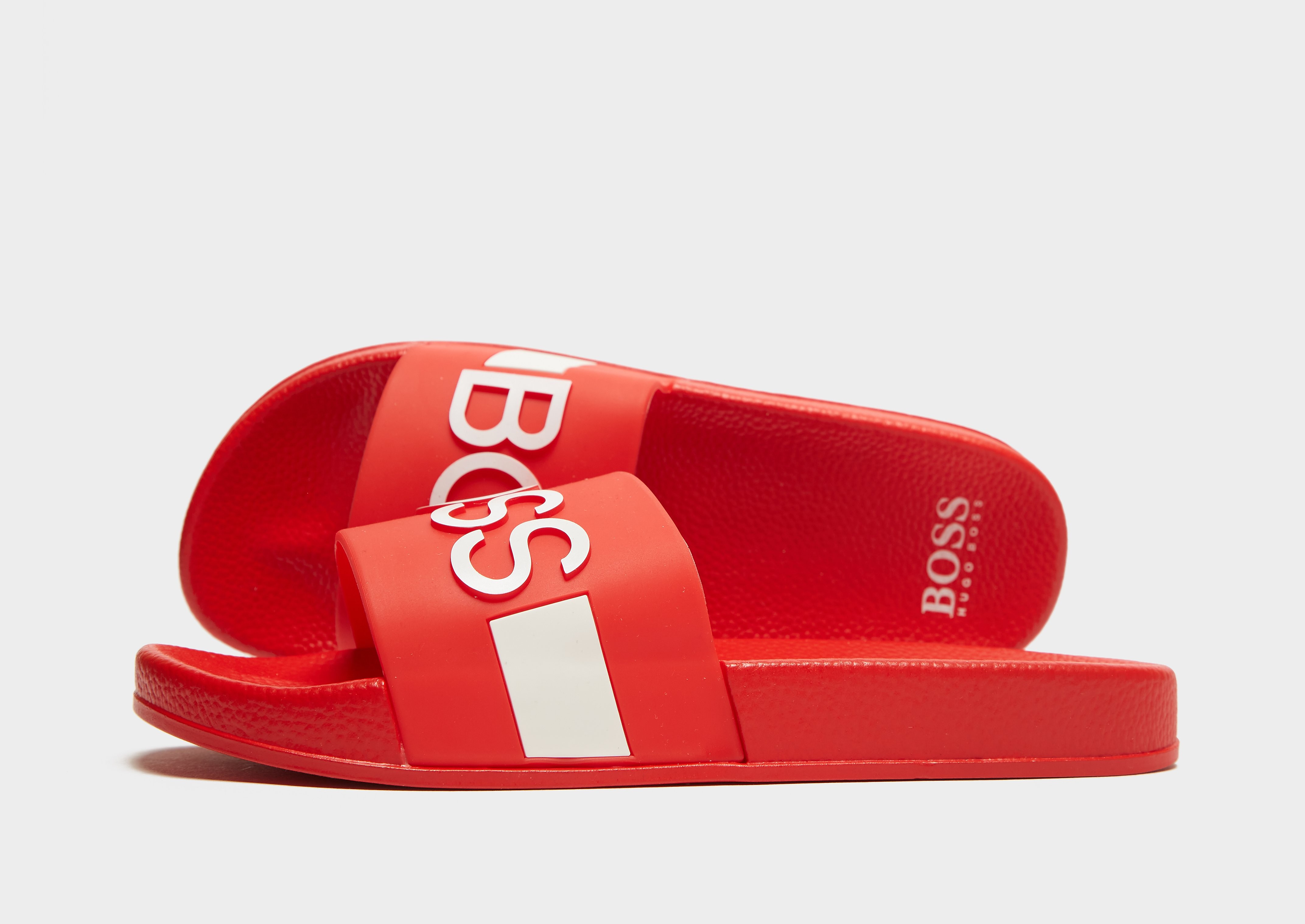 

BOSS Casual Slides Junior - Red - Kids, Red