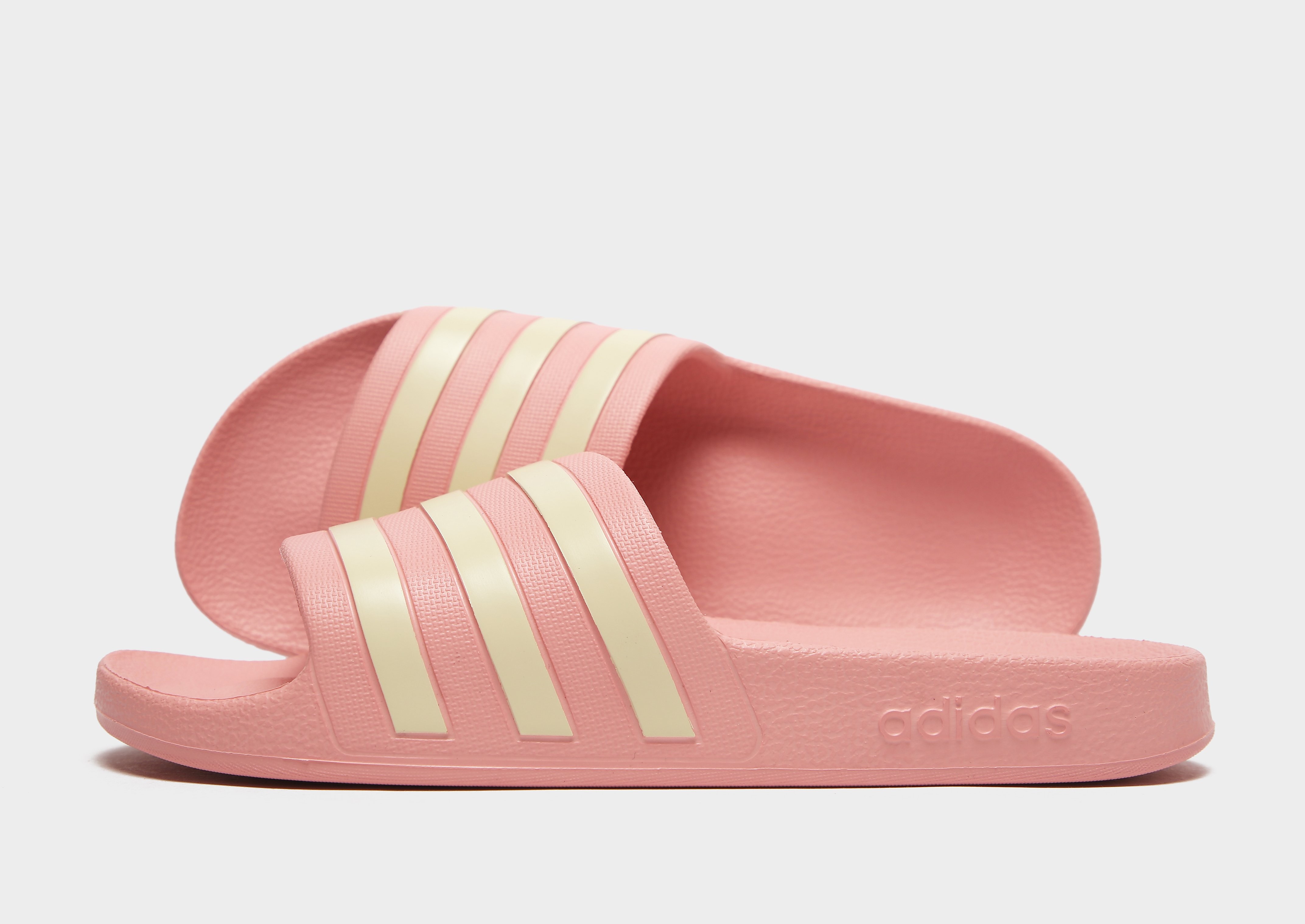 

adidas Adilette Aqua Slides Women's - Wonder Mauve / Wonder White / Wonder Mauve, Wonder Mauve / Wonder White / Wonder Mauve