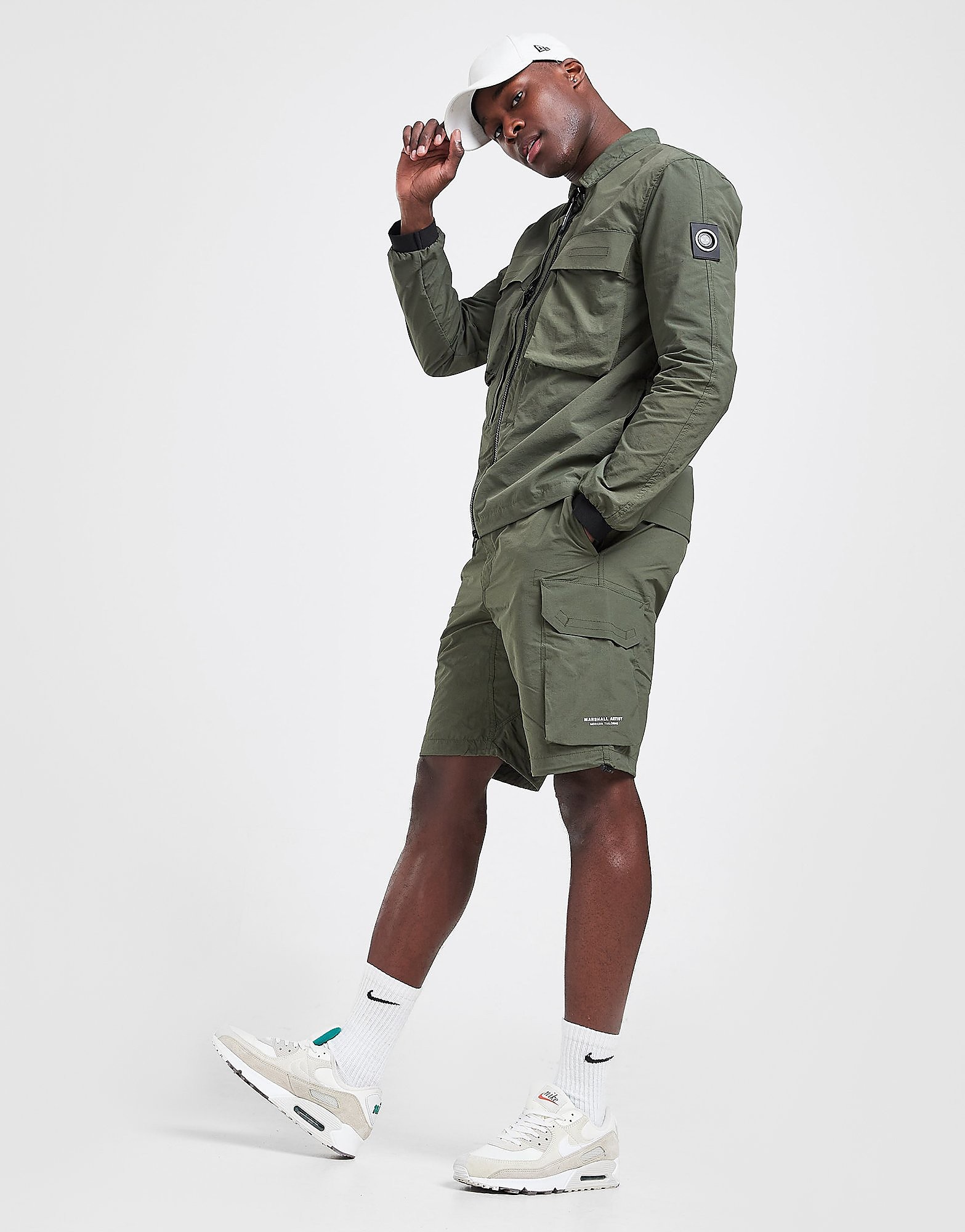 

Marshall Artist Forte Cargo Shorts - Green - Mens, Green