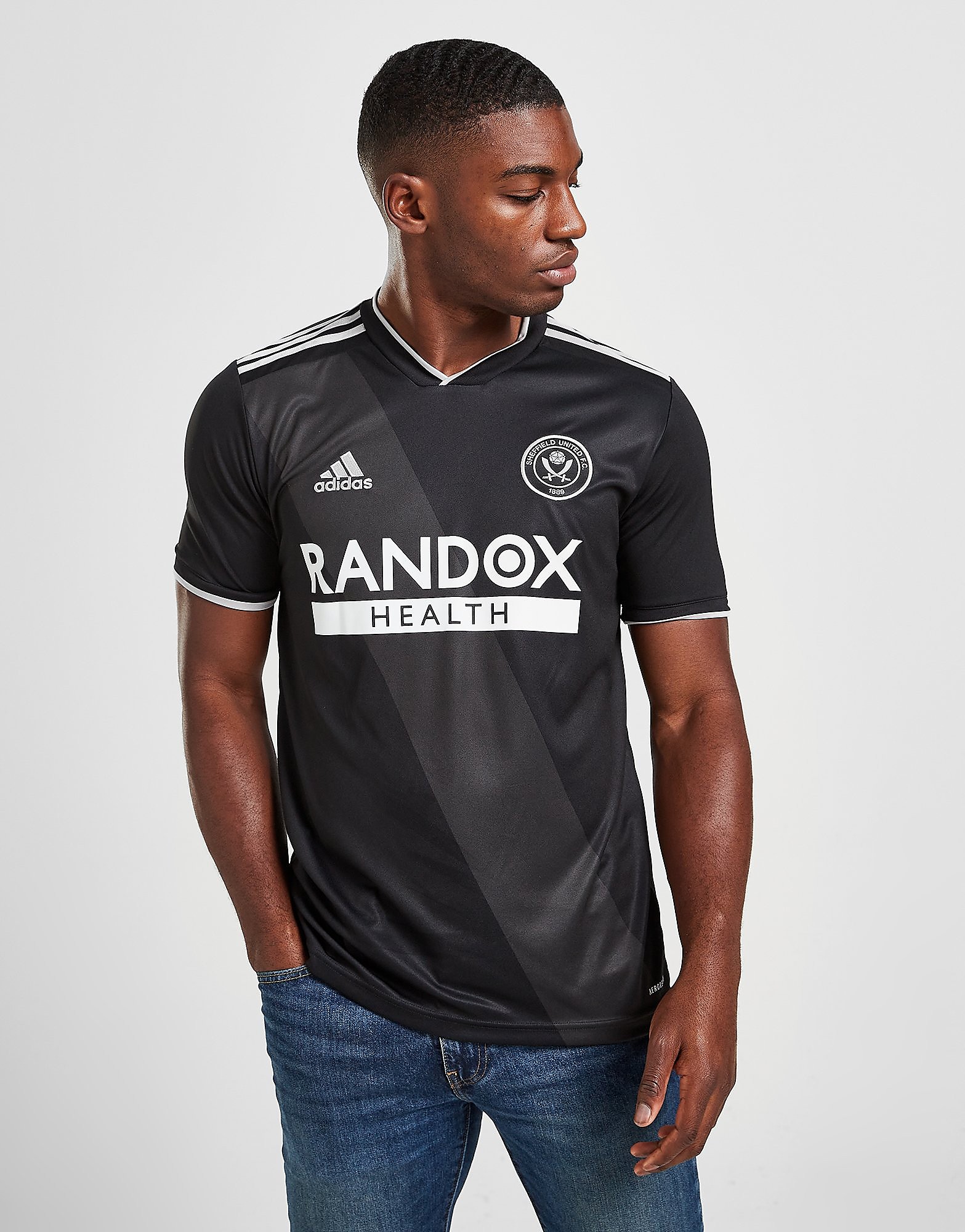 

adidas Sheffield United FC 2021/22 Away Shirt - Black - Mens, Black