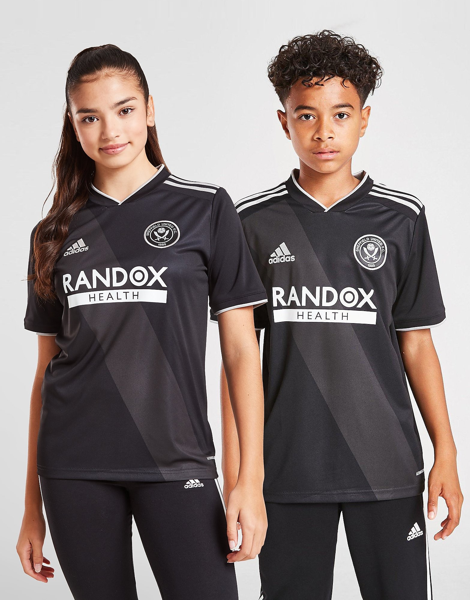 

adidas Sheffield United FC 2021/22 Away Shirt Junior - Black - Kids, Black