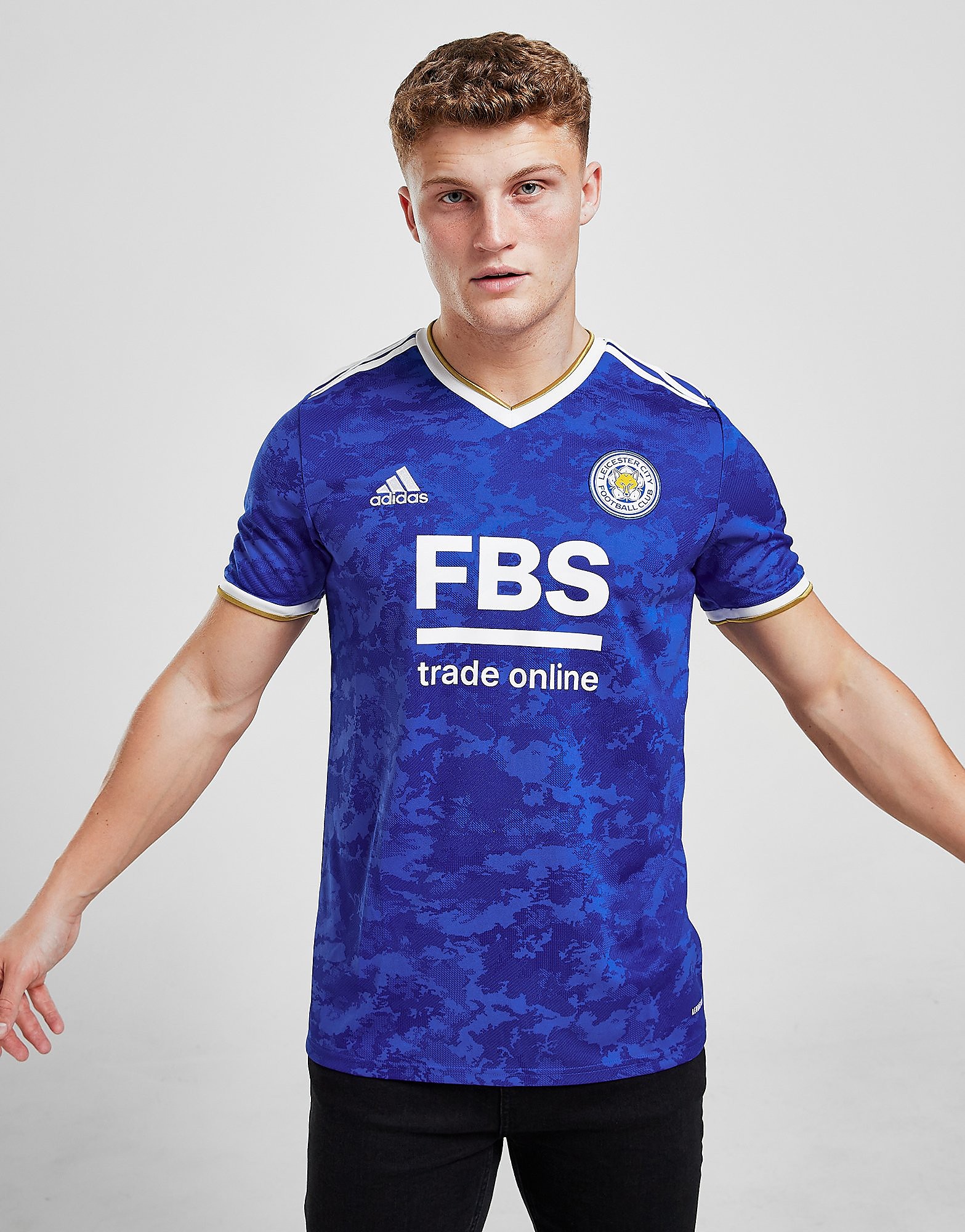 

adidas Leicester City FC 2021/22 Home Shirt - Blue - Mens, Blue
