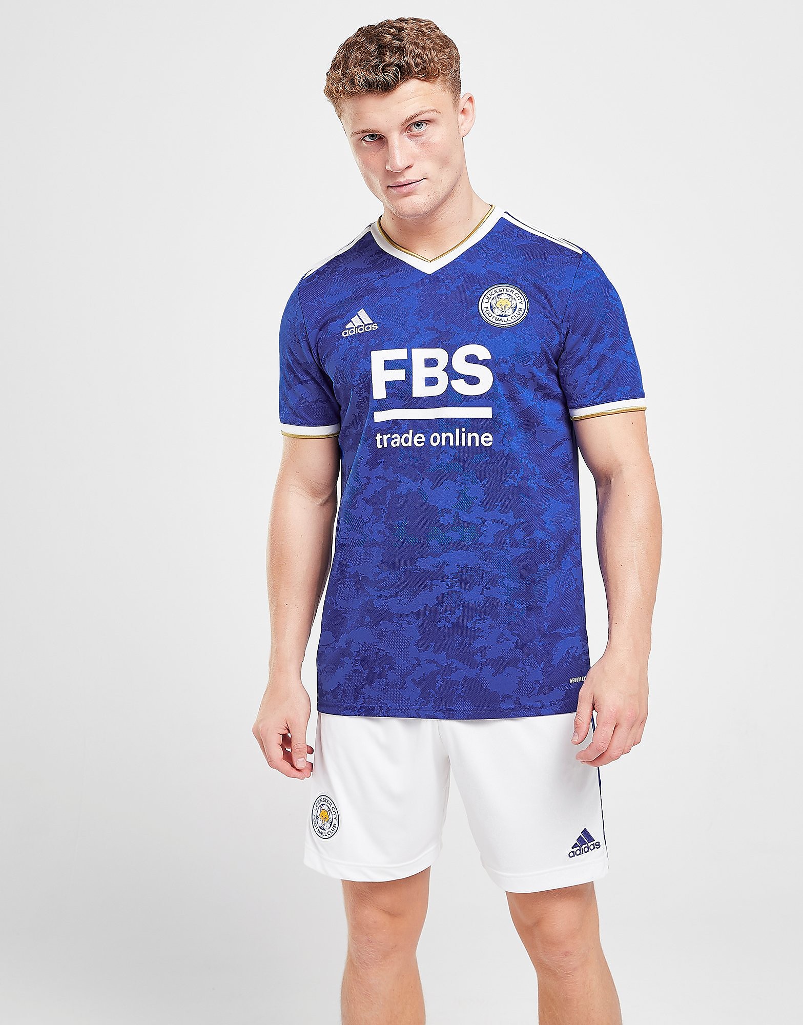 

adidas Leicester City FC 2021/22 Home Shorts - White - Mens, White