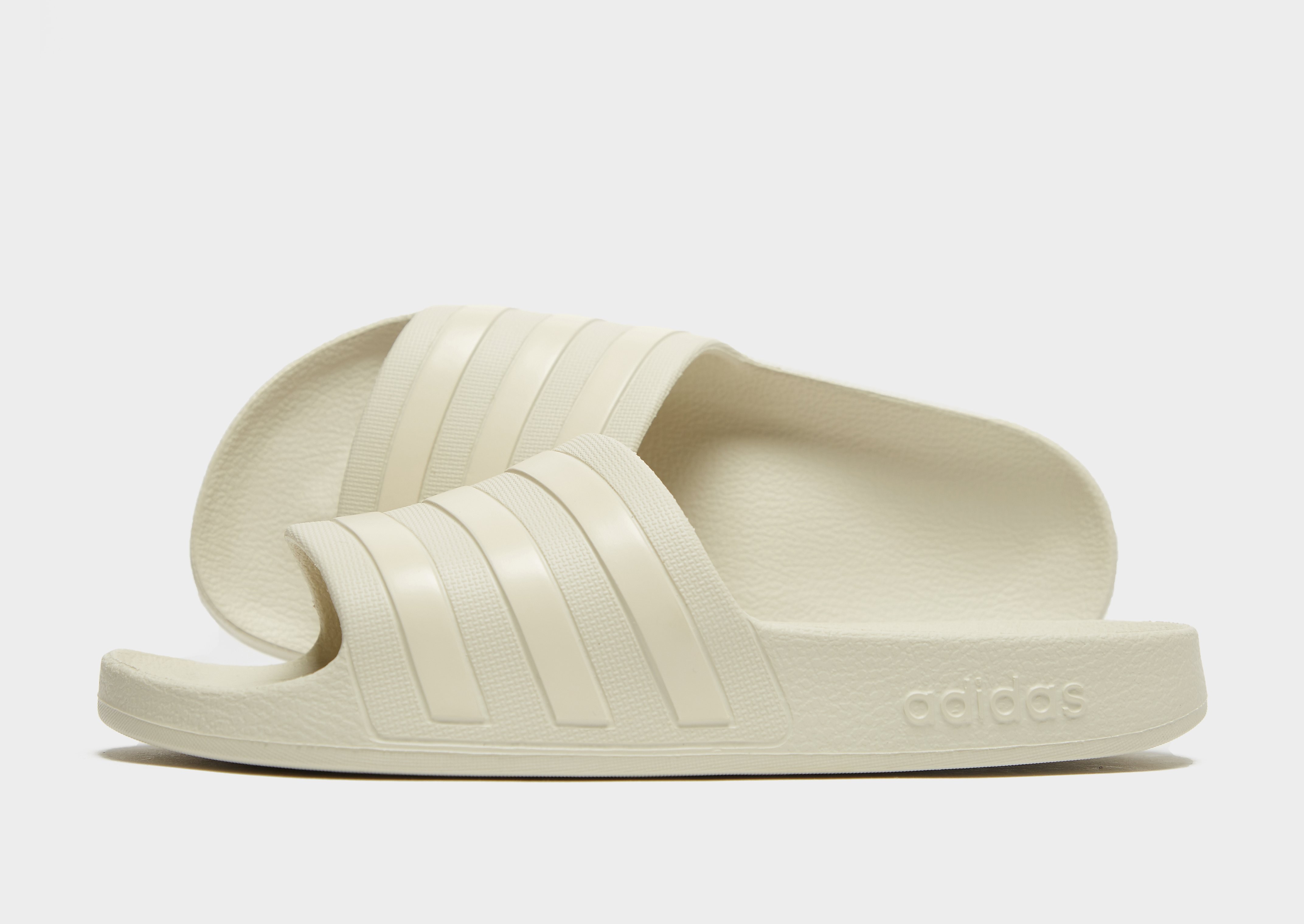 

adidas Adilette Aqua Slides Women's - Only at JD - Cream, Cream