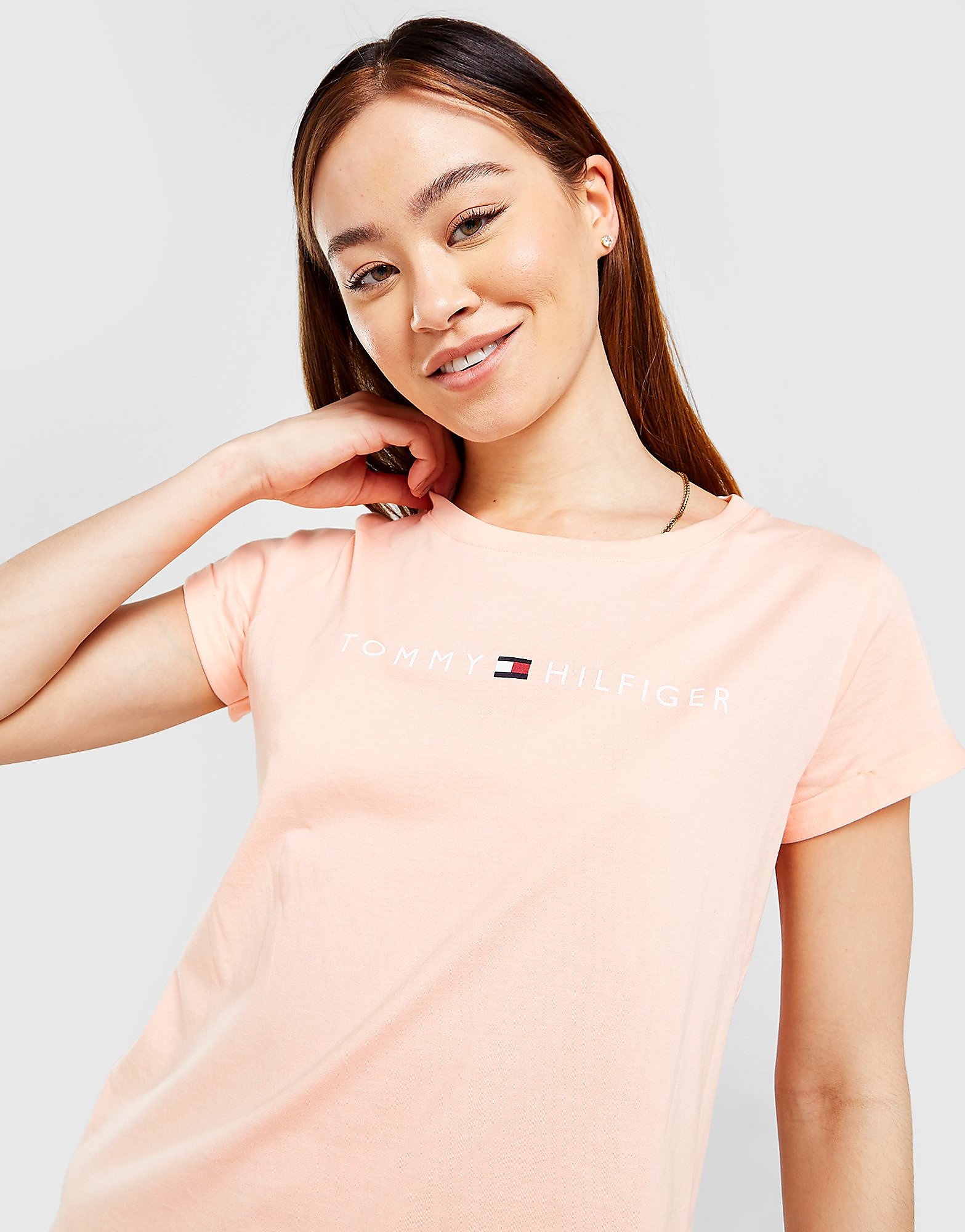 

Tommy Hilfiger Original T-Shirt - Orange - Womens, Orange