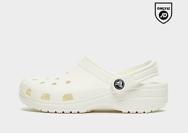 crocs classic clog junior - white, white