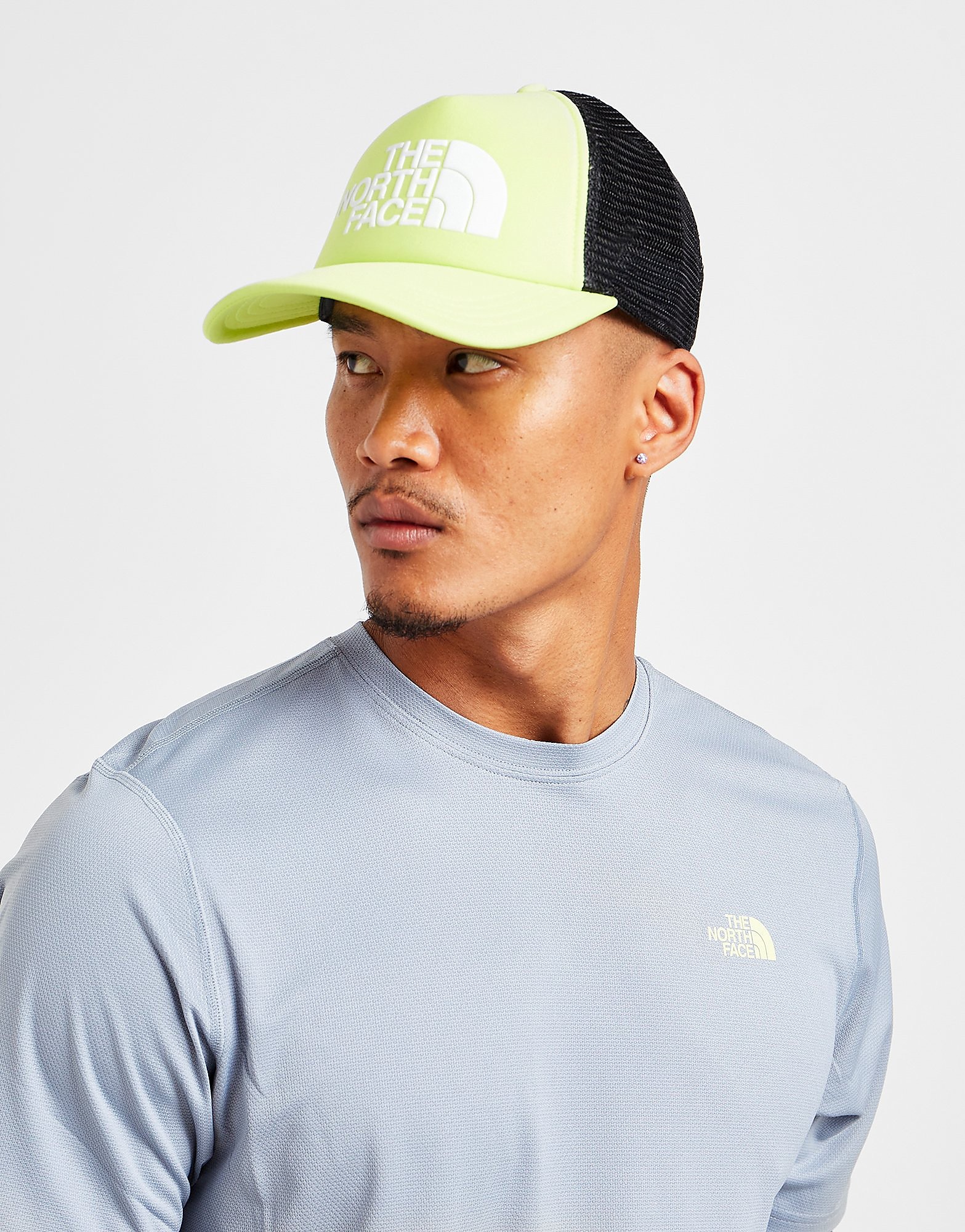 

The North Face Logo Trucker Cap - Green/GREEN - Womens, Green/GREEN