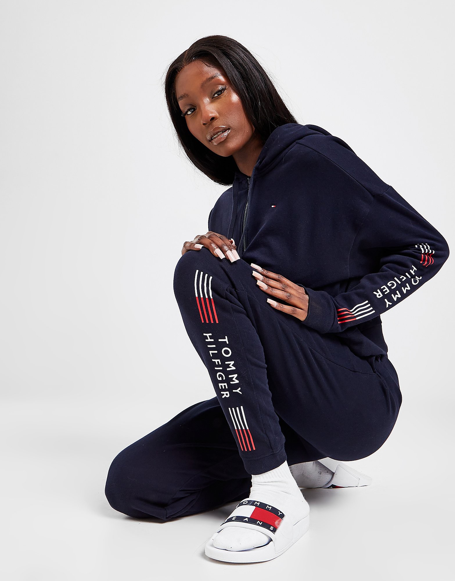

Tommy Hilfiger Lounge Logo Joggers - Navy - Womens, Navy