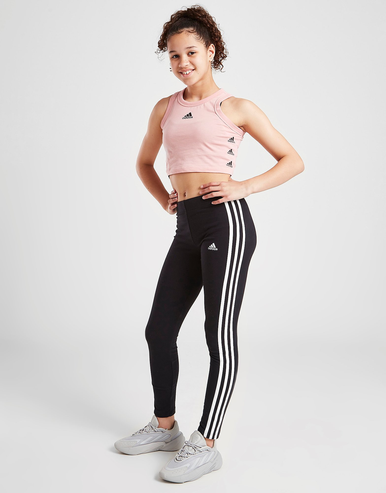 

adidas Girls' Repeat Logo Tank Top Junior - Only at JD - Pink - Kids, Pink