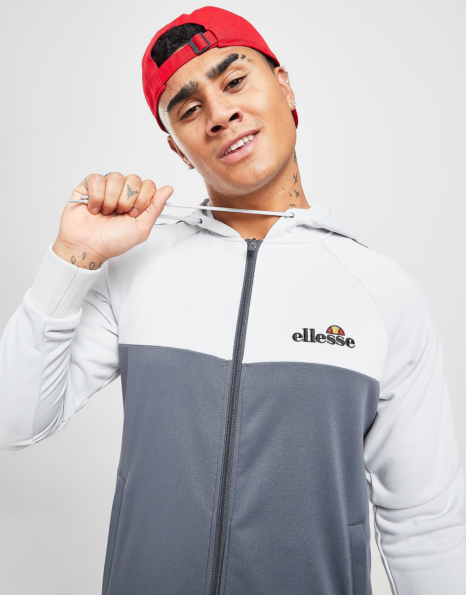 

Ellesse Linden Poly Full Zip Hoodie - Only at JD - Grey - Mens, Grey