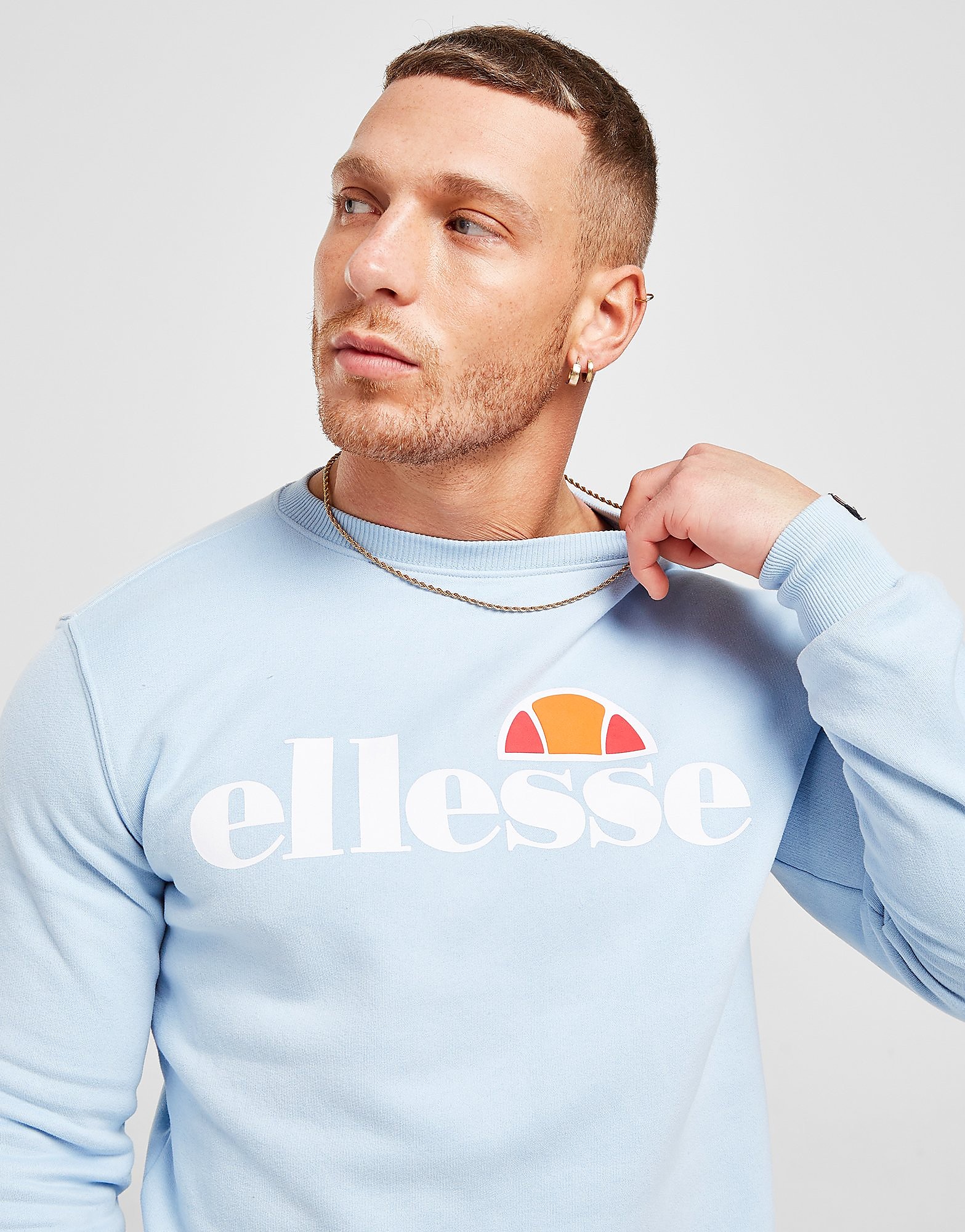 

Ellesse Succiso Crew Sweatshirt - Only at JD - Blue - Mens, Blue