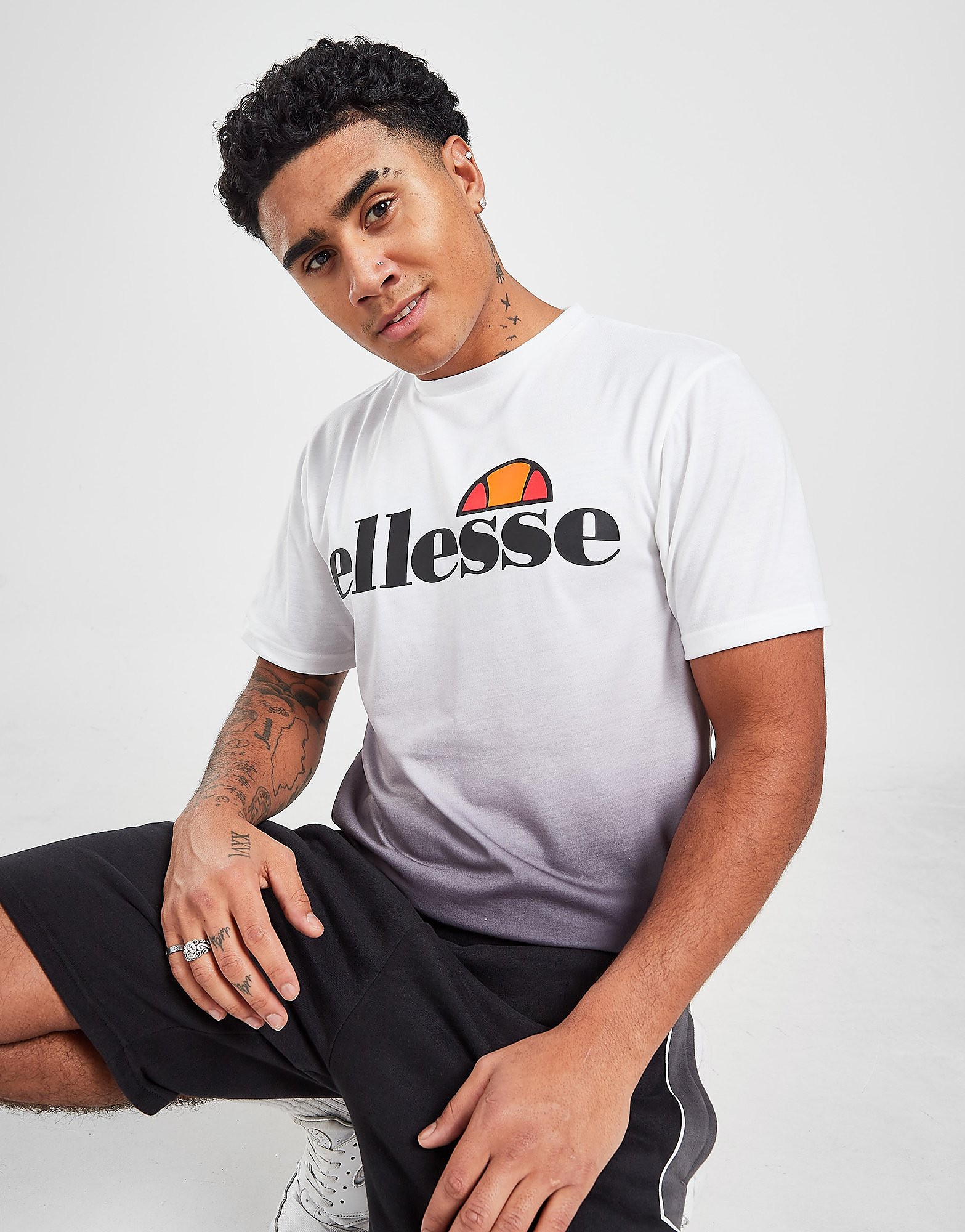 Ellesse Fadenti T-Shirt - Only at JD - White - Mens, White