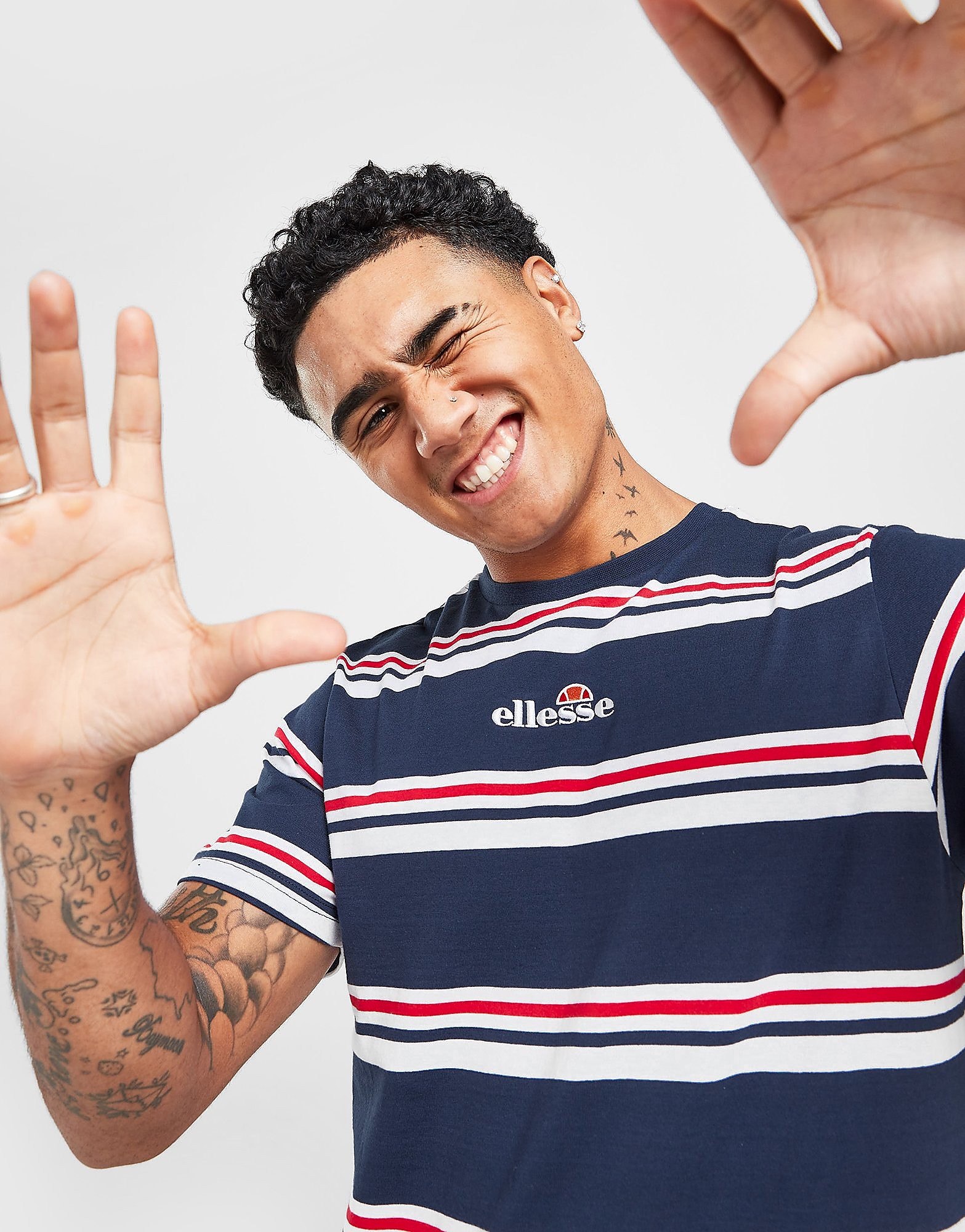 

Ellesse Tinos T-Shirt - Only at JD - Navy - Mens, Navy