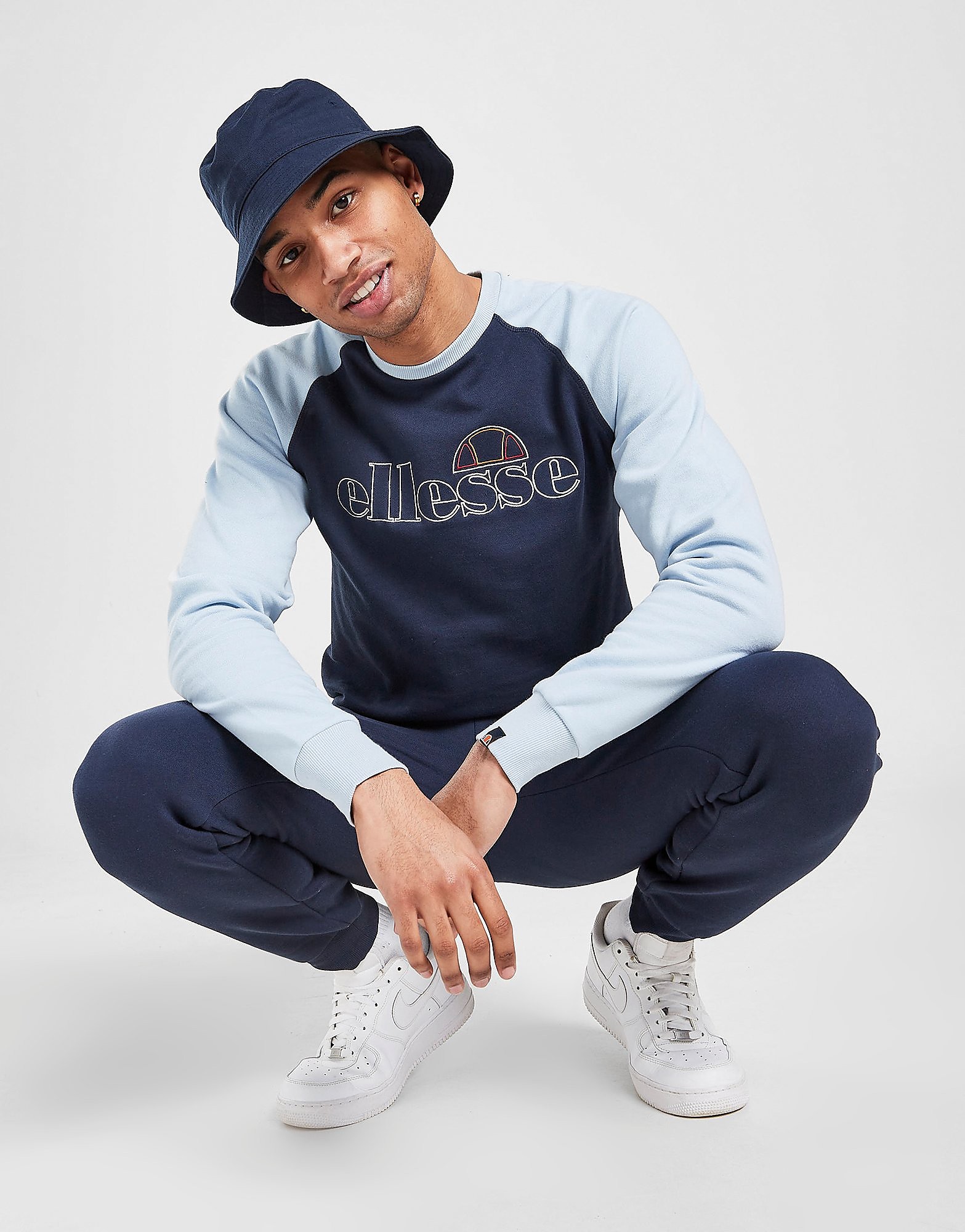 

Ellesse Zappy Crew Tracksuit - Blue - Mens, Blue