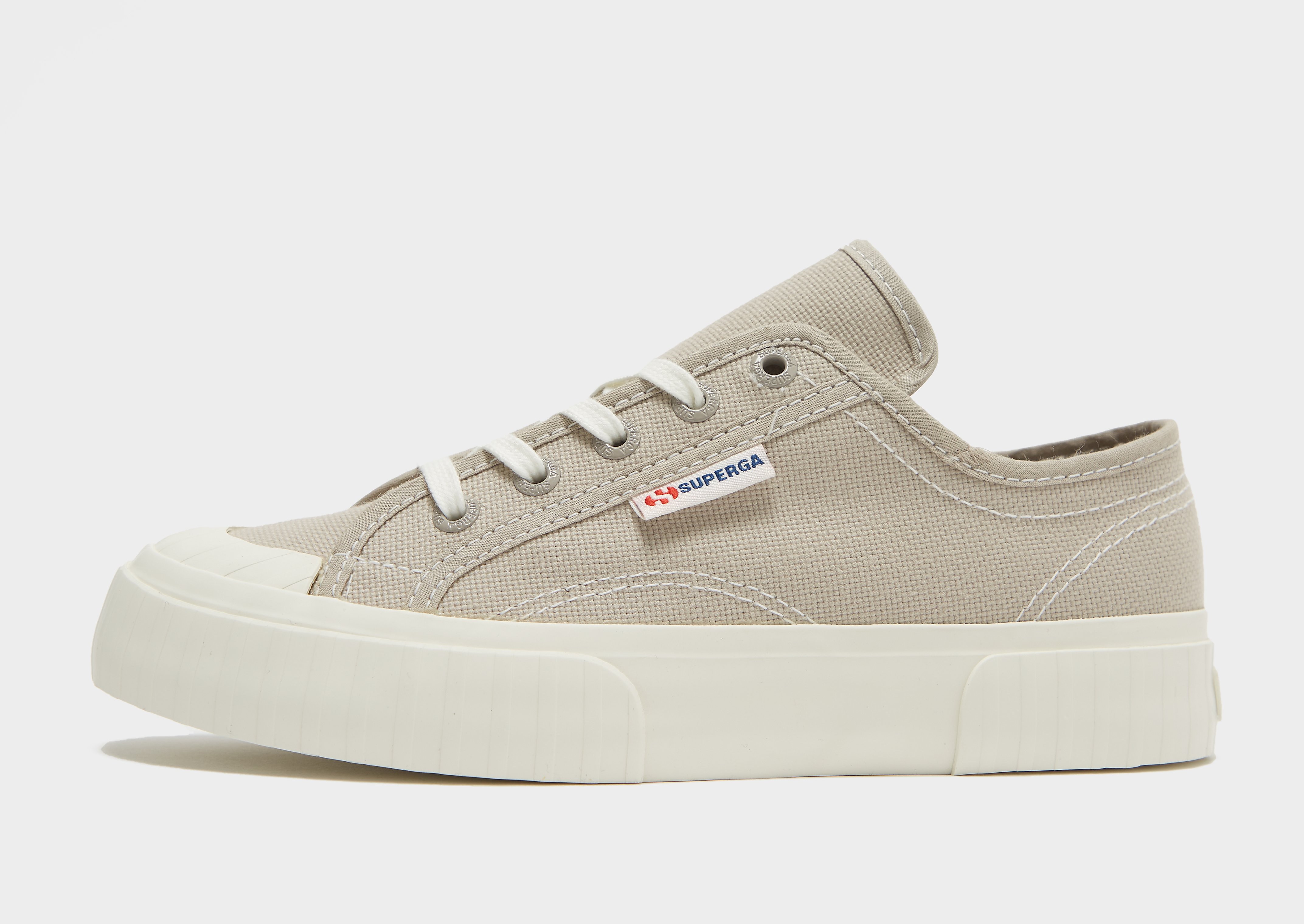 SUPERGA 2630 Stripe para Mulher - Cinzento - Womens, Cinzento