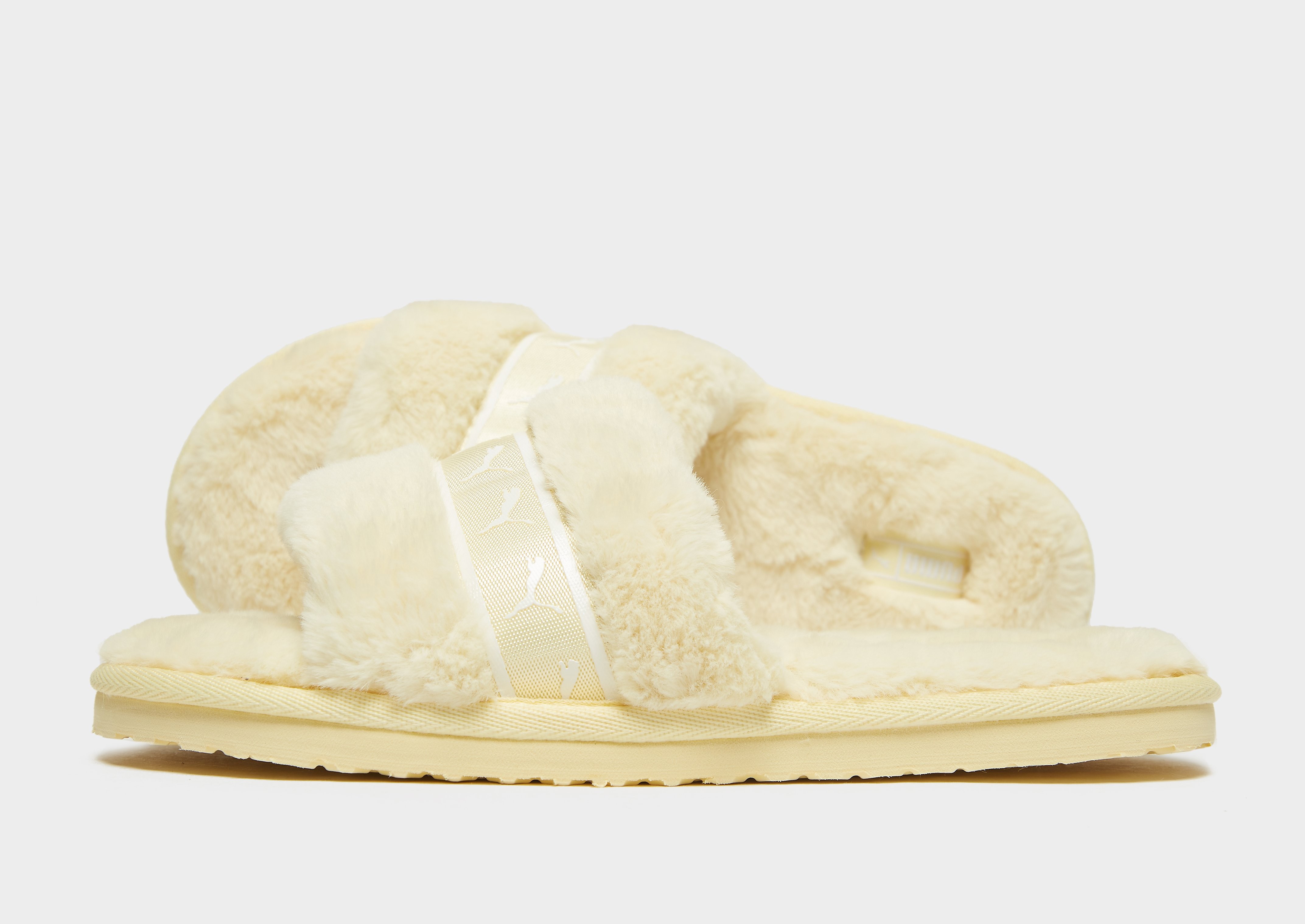 

Puma Fluff Remix Slides Women's - Yellow, Yellow