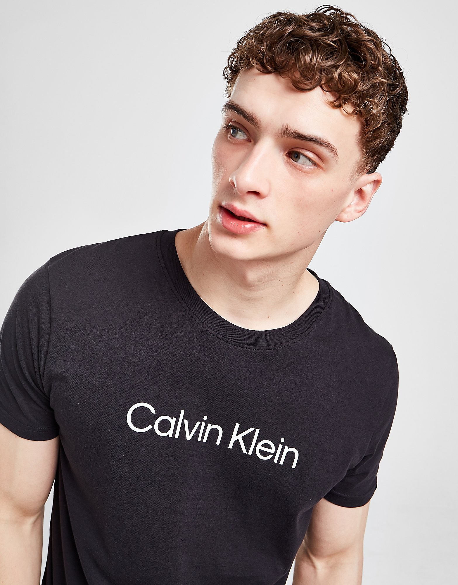 

Calvin Klein Logo T-Shirt - Black, Black
